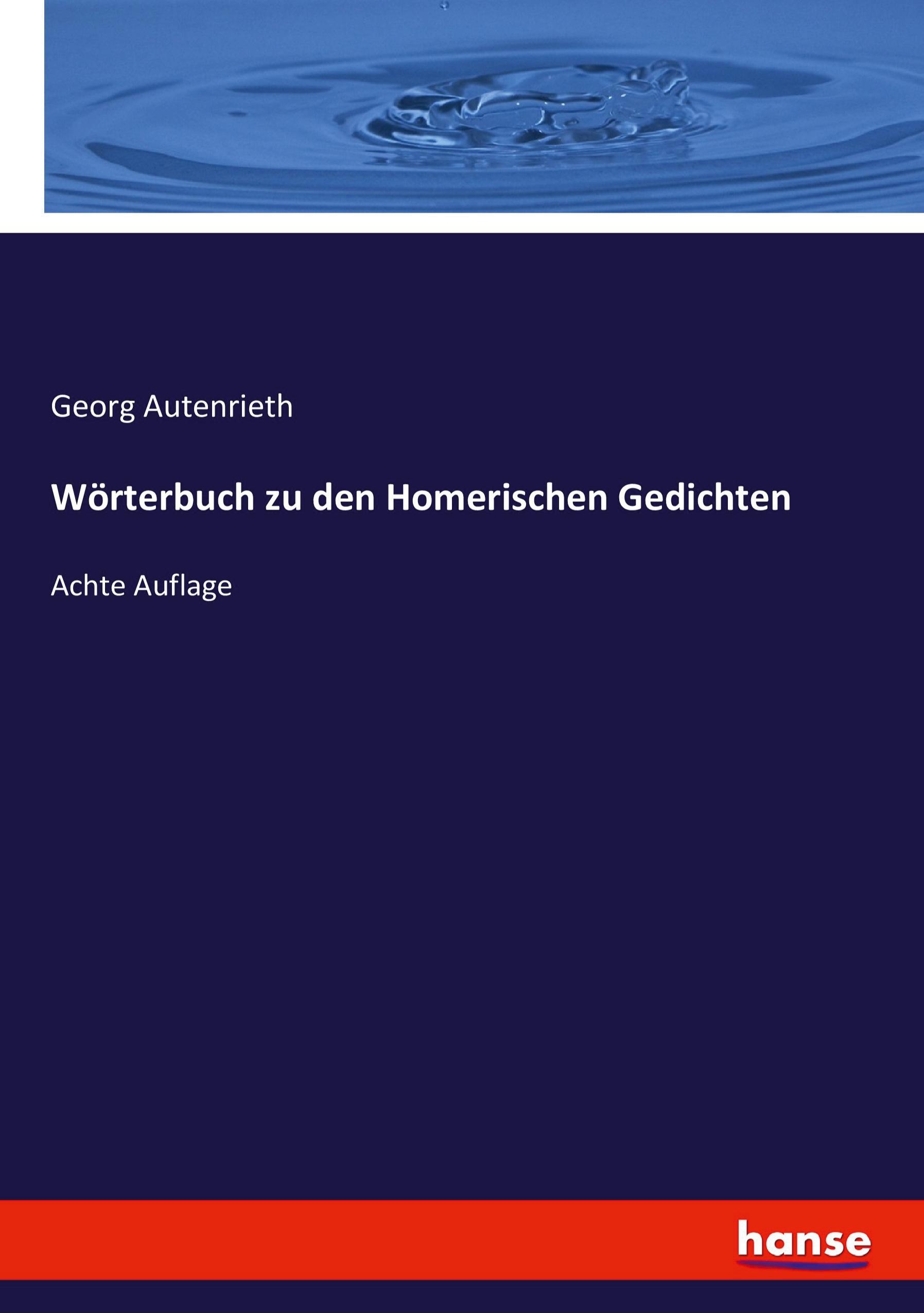 Wörterbuch zu den Homerischen Gedichten