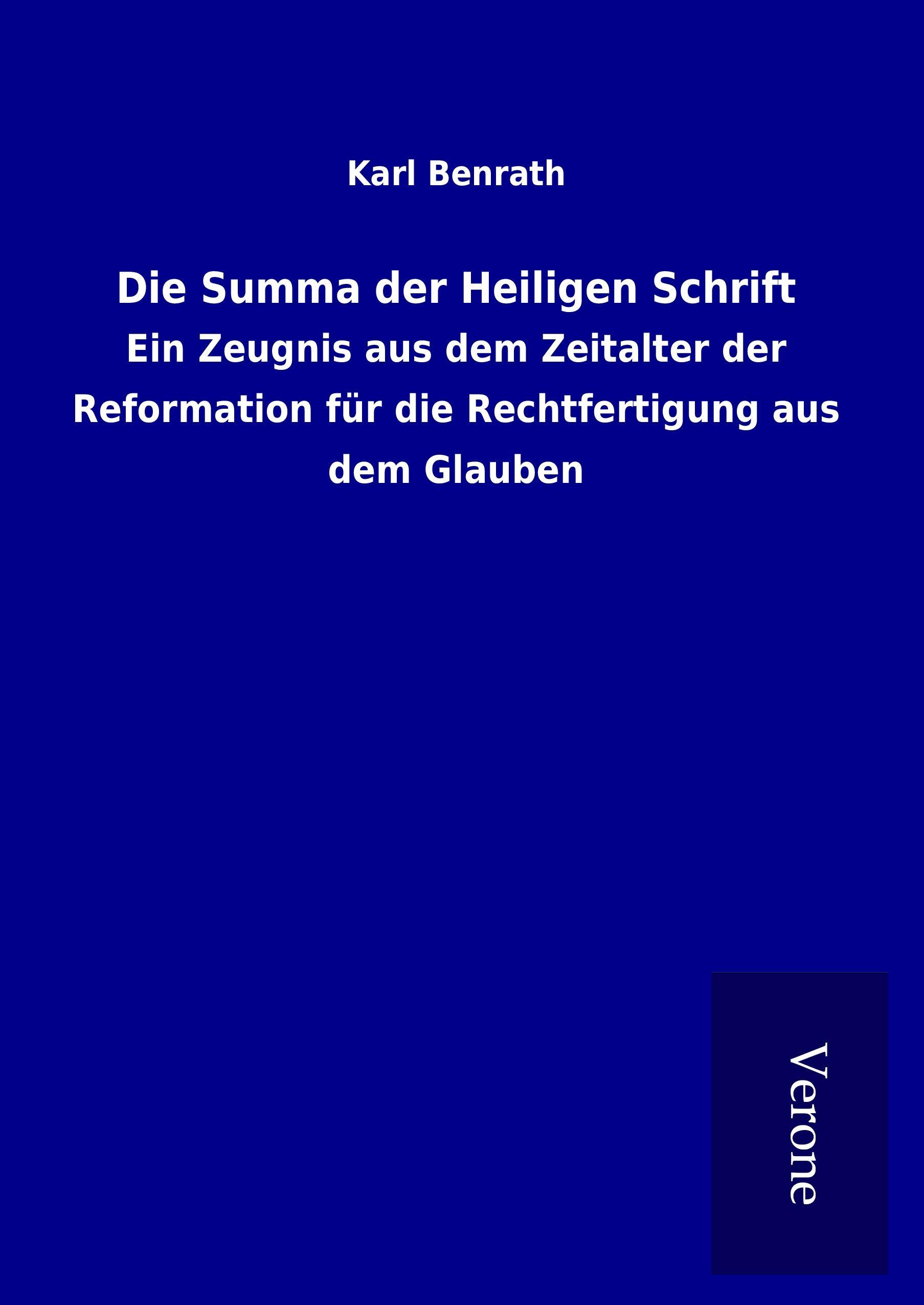 Die Summa der Heiligen Schrift