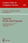 Types for Proofs and Programs