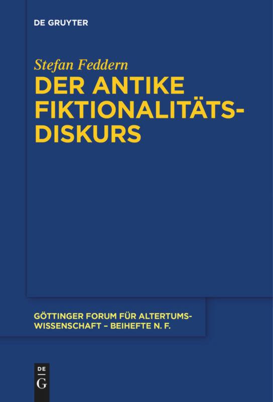 Der antike Fiktionalitätsdiskurs