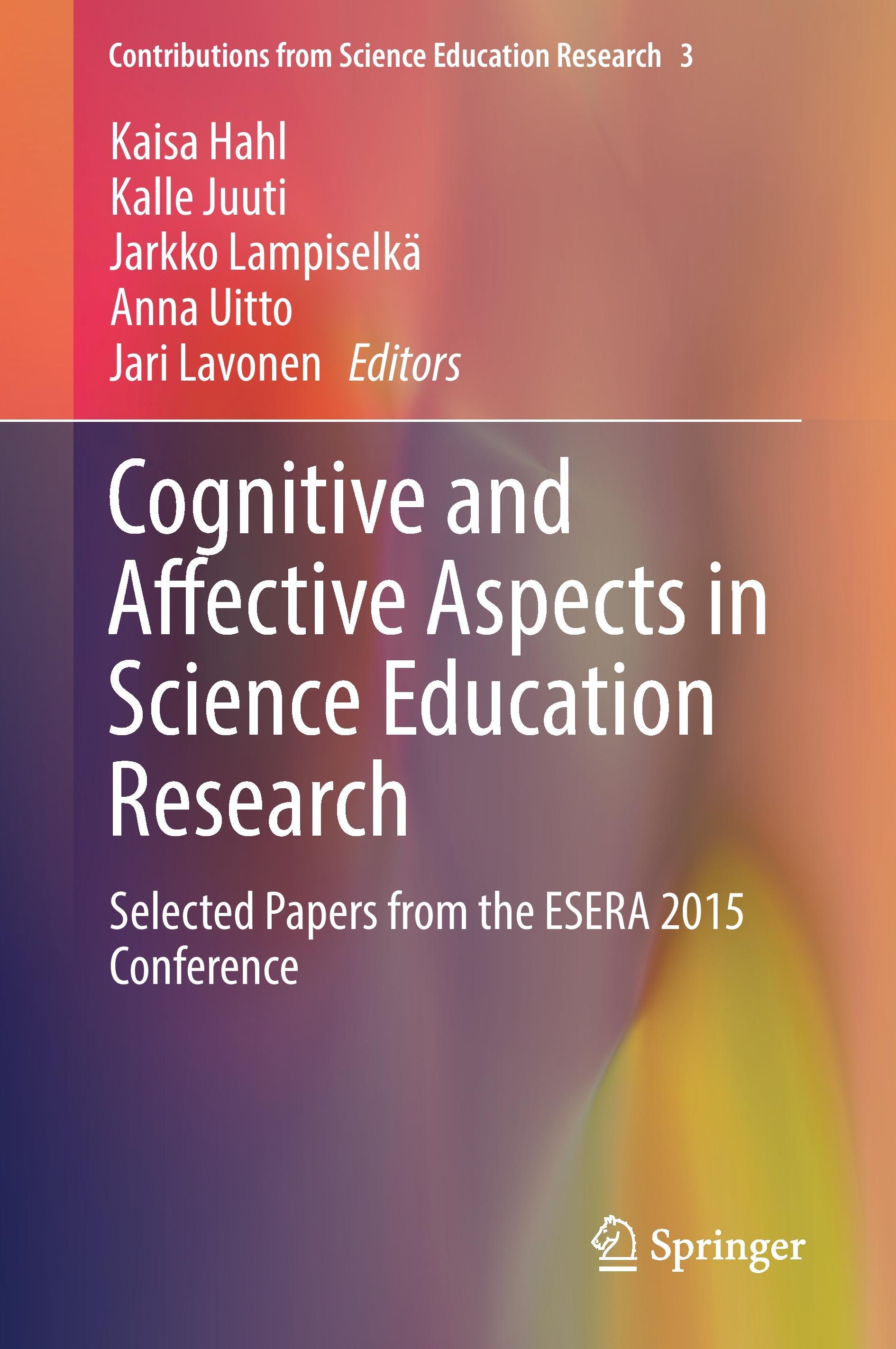 Cognitive and Affective Aspects in Science Education Research