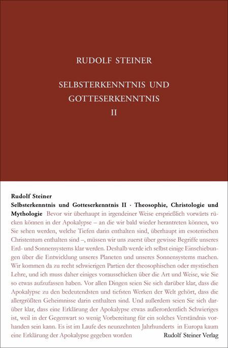 Selbsterkenntnis und Gotteserkenntnis 2