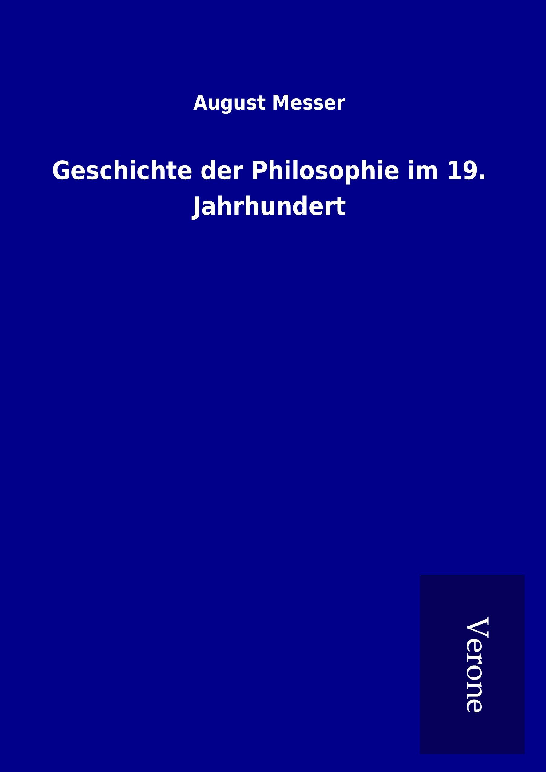 Geschichte der Philosophie im 19. Jahrhundert