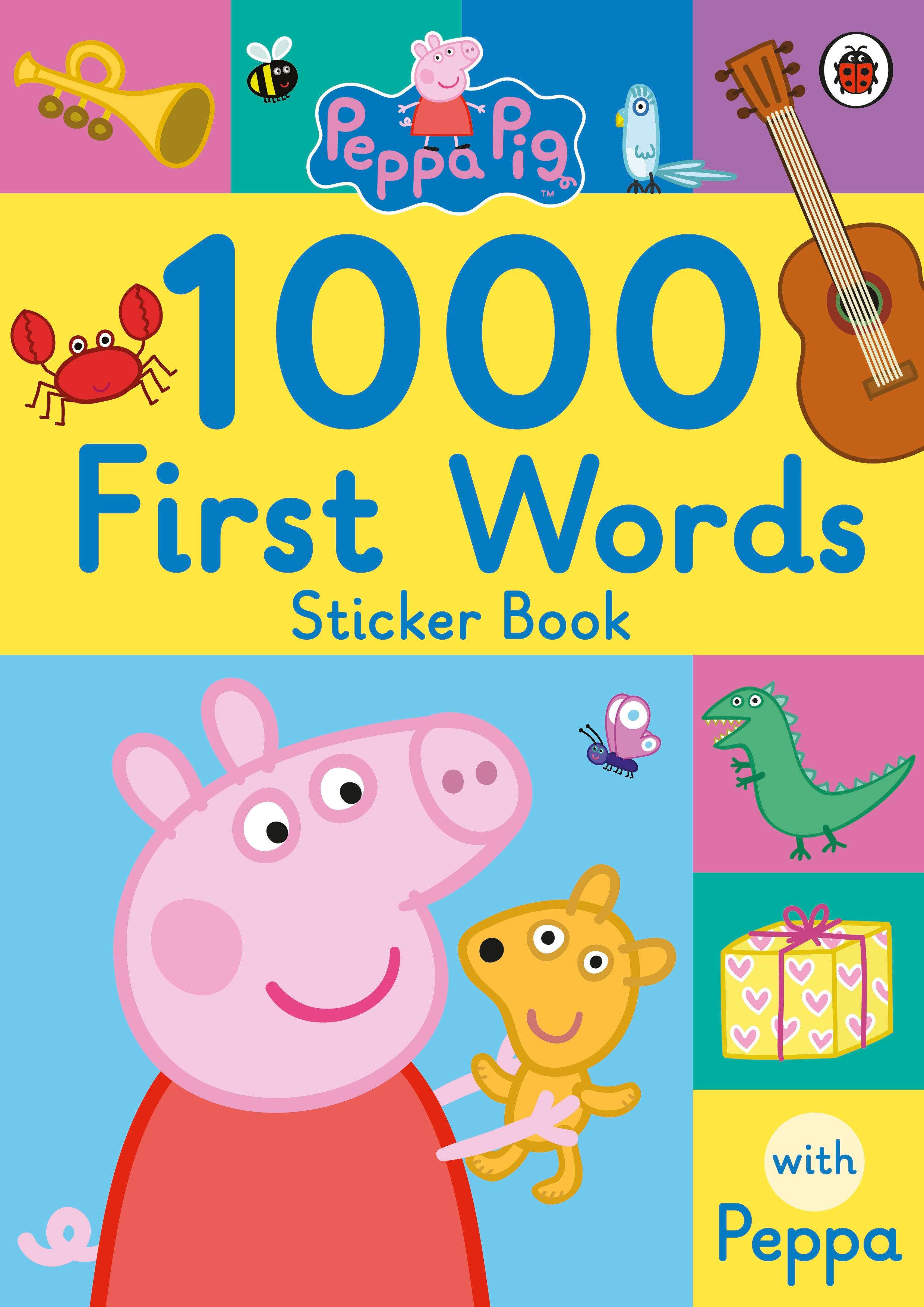 Peppa Pig: 1000 First Words Sticker Book