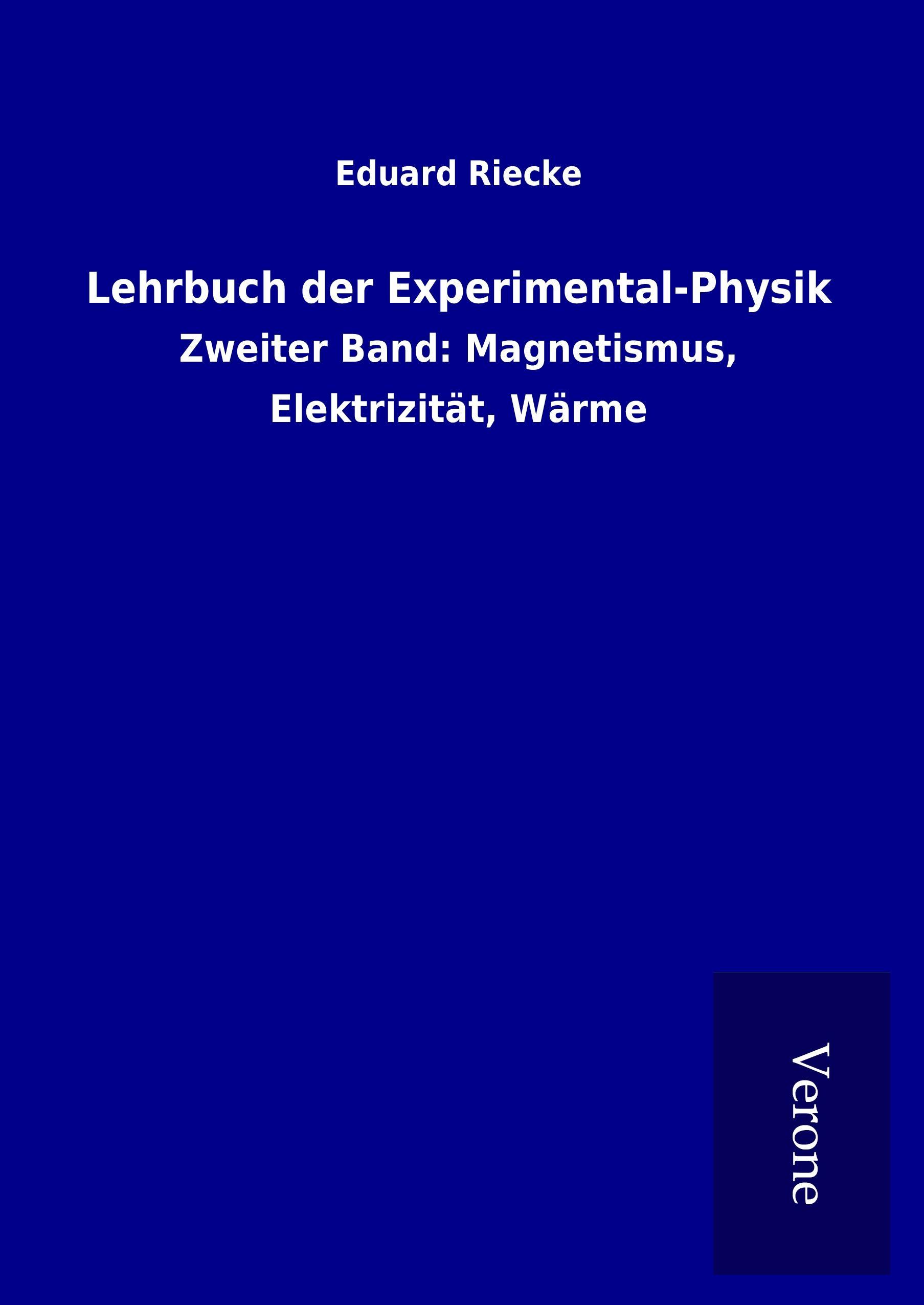 Lehrbuch der Experimental-Physik