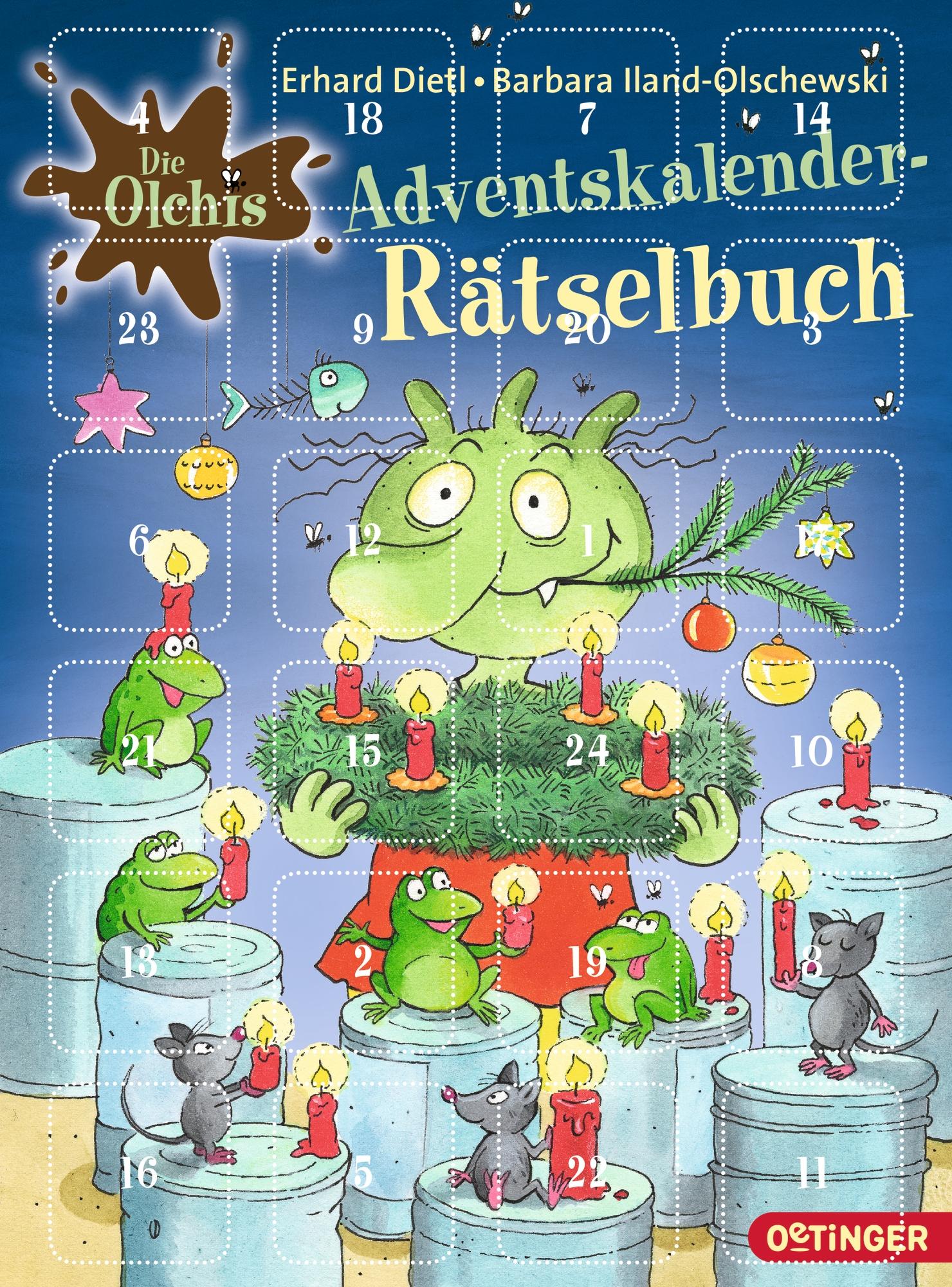 Die Olchis. Adventskalender-Rätselbuch