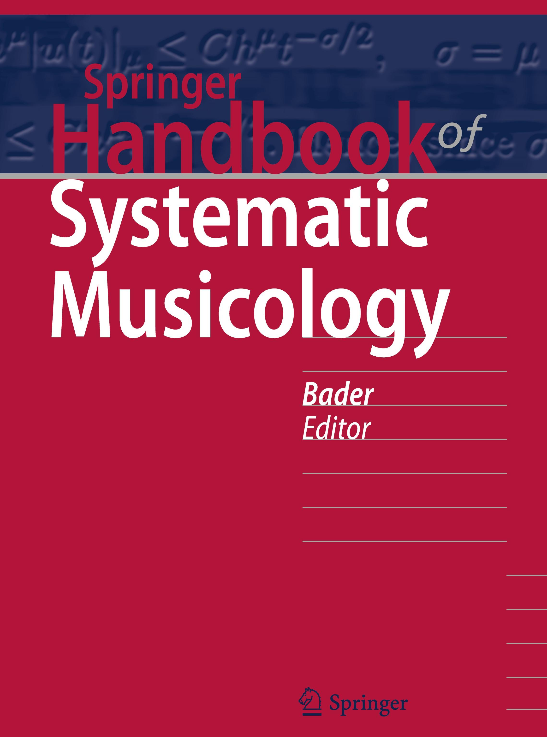 Springer Handbook of Systematic Musicology