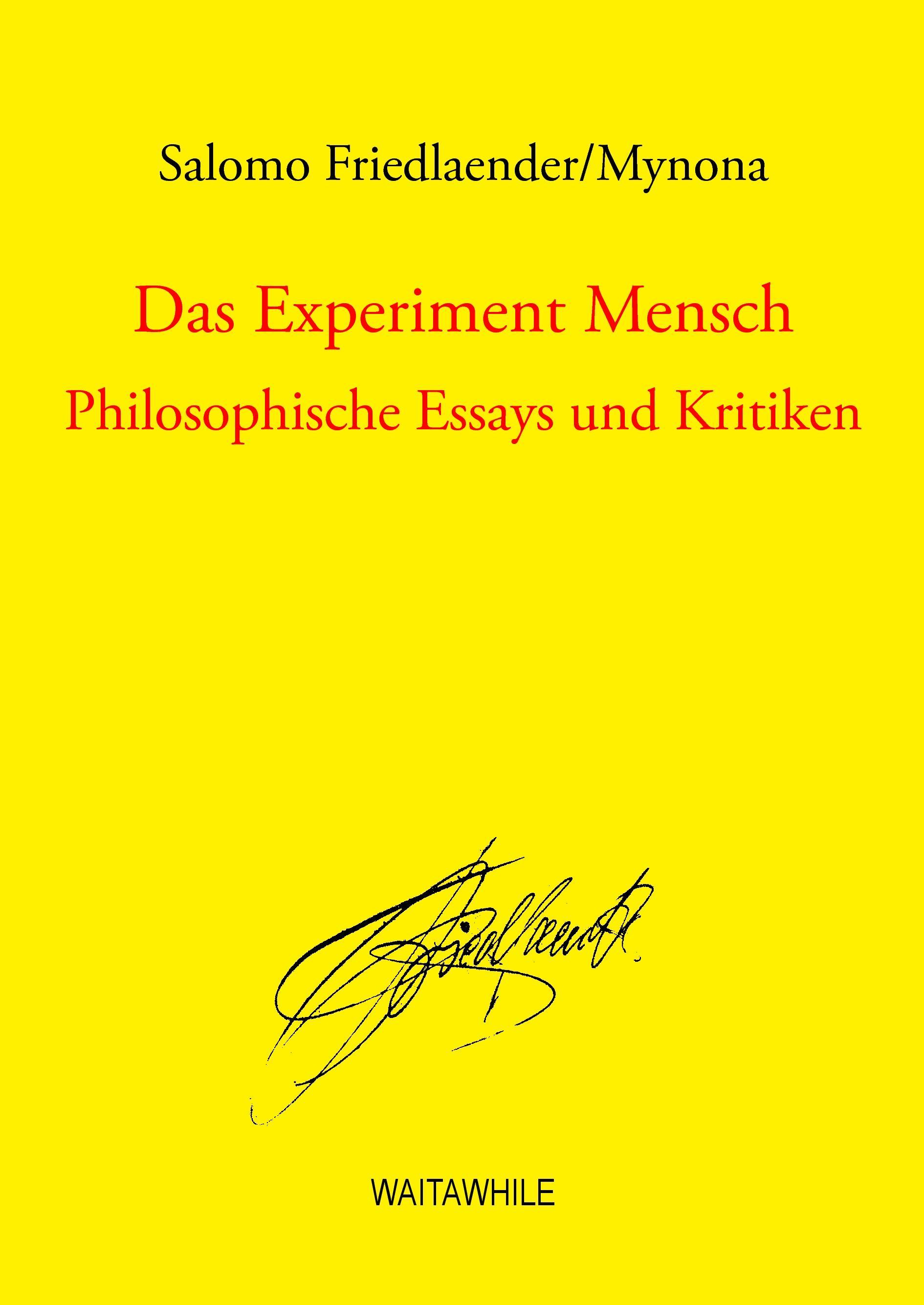 Das Experiment Mensch