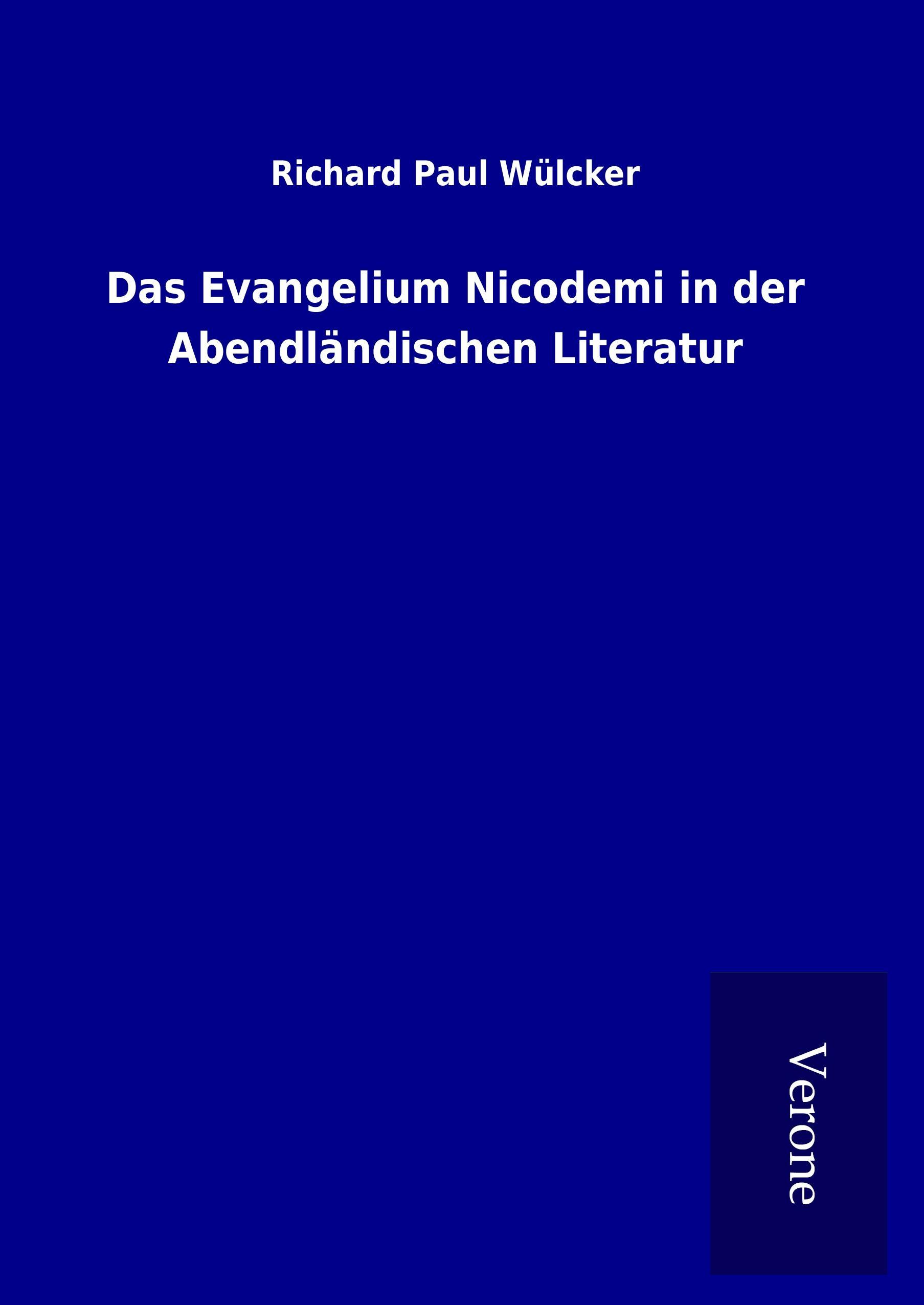 Das Evangelium Nicodemi in der Abendländischen Literatur