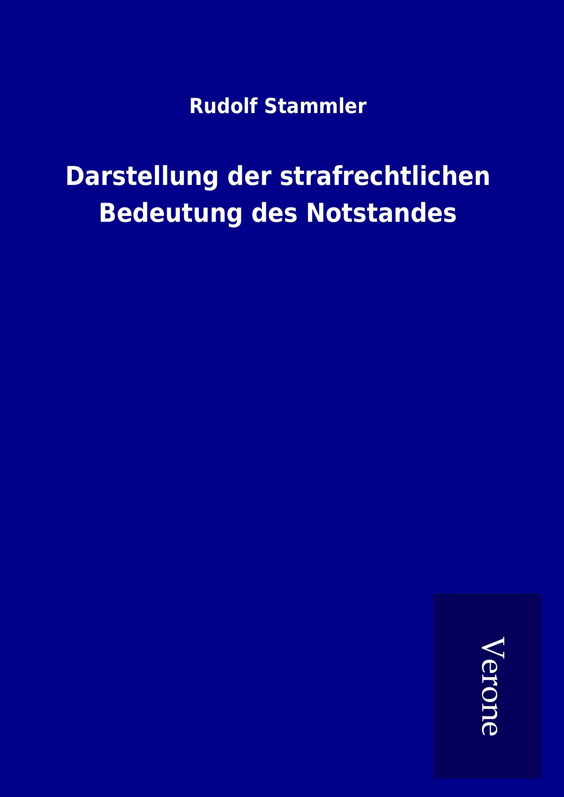 Darstellung der strafrechtlichen Bedeutung des Notstandes