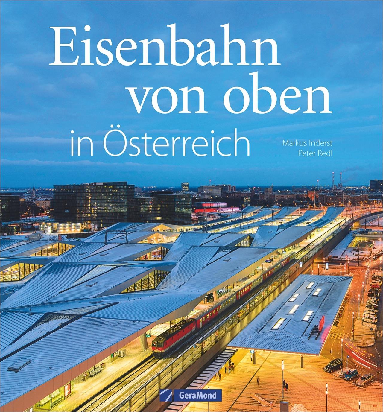 Eisenbahn von oben in Österreich