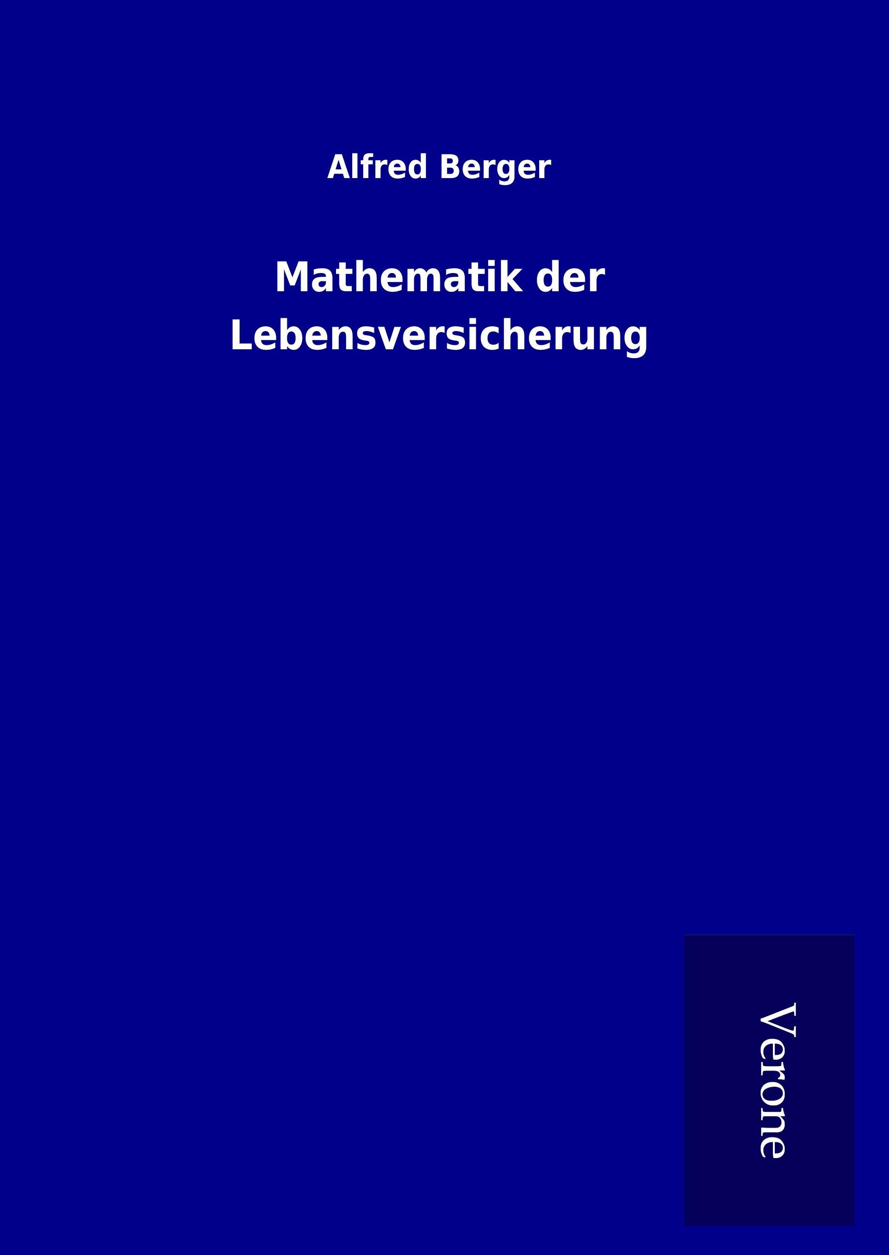 Mathematik der Lebensversicherung