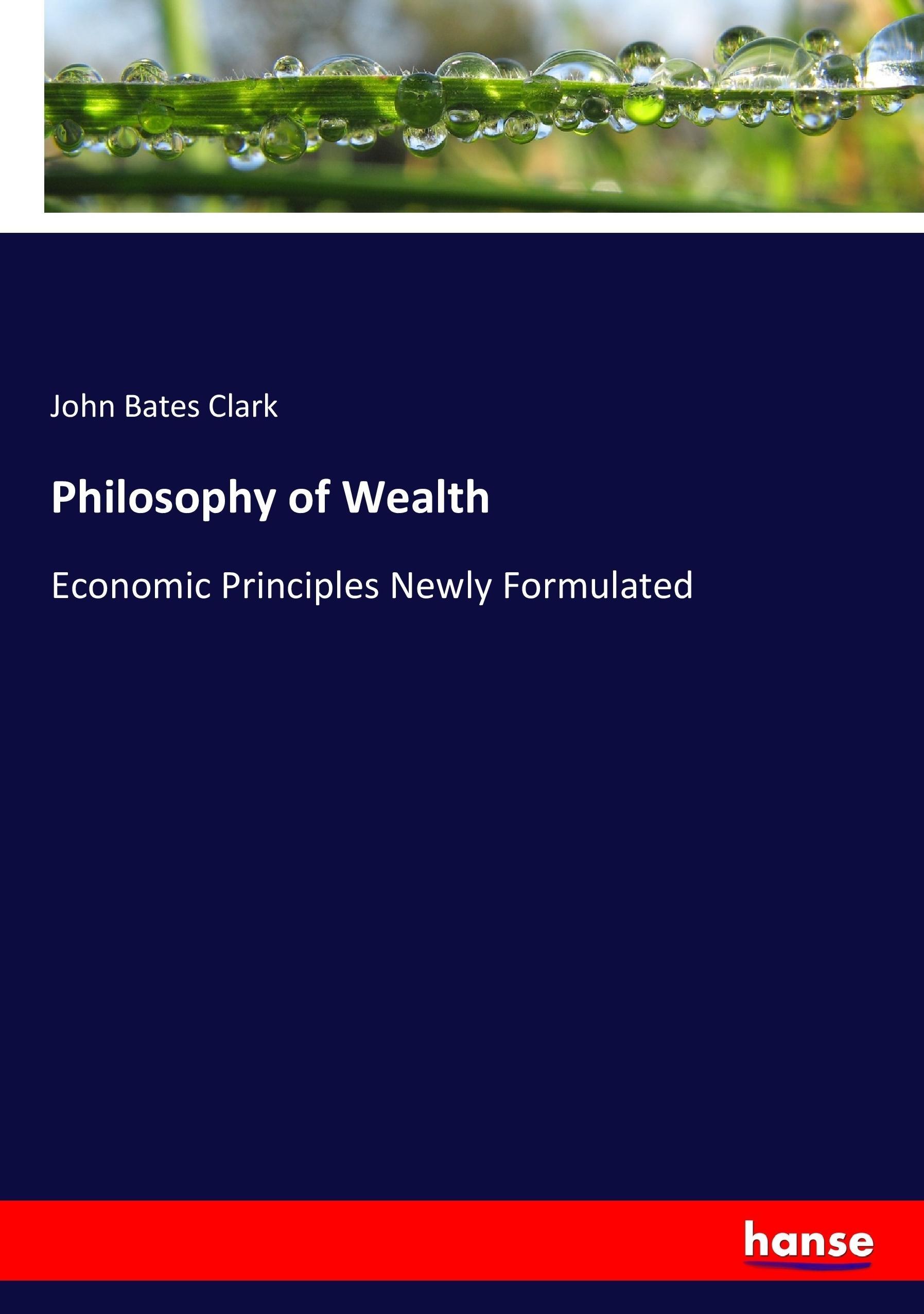 Philosophy of Wealth