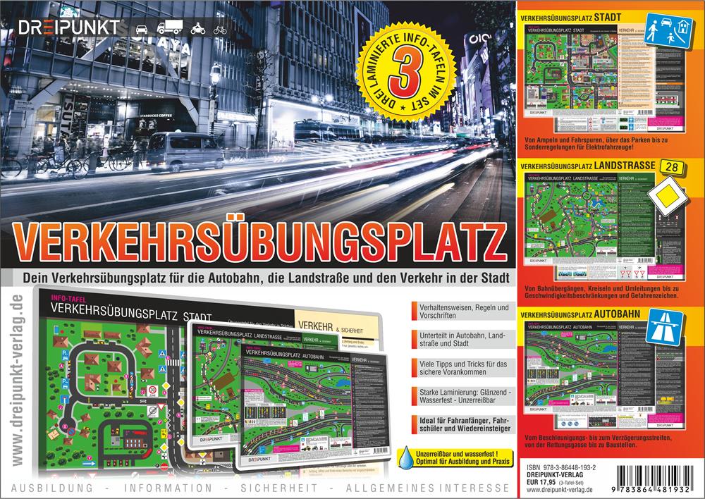 Info-Tafel-Set Verkehrsübungsplatz