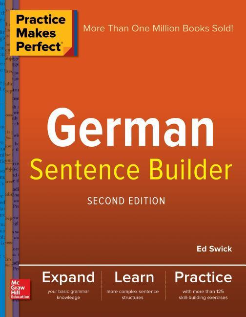 Practice Makes Perfect German Sentence Builder