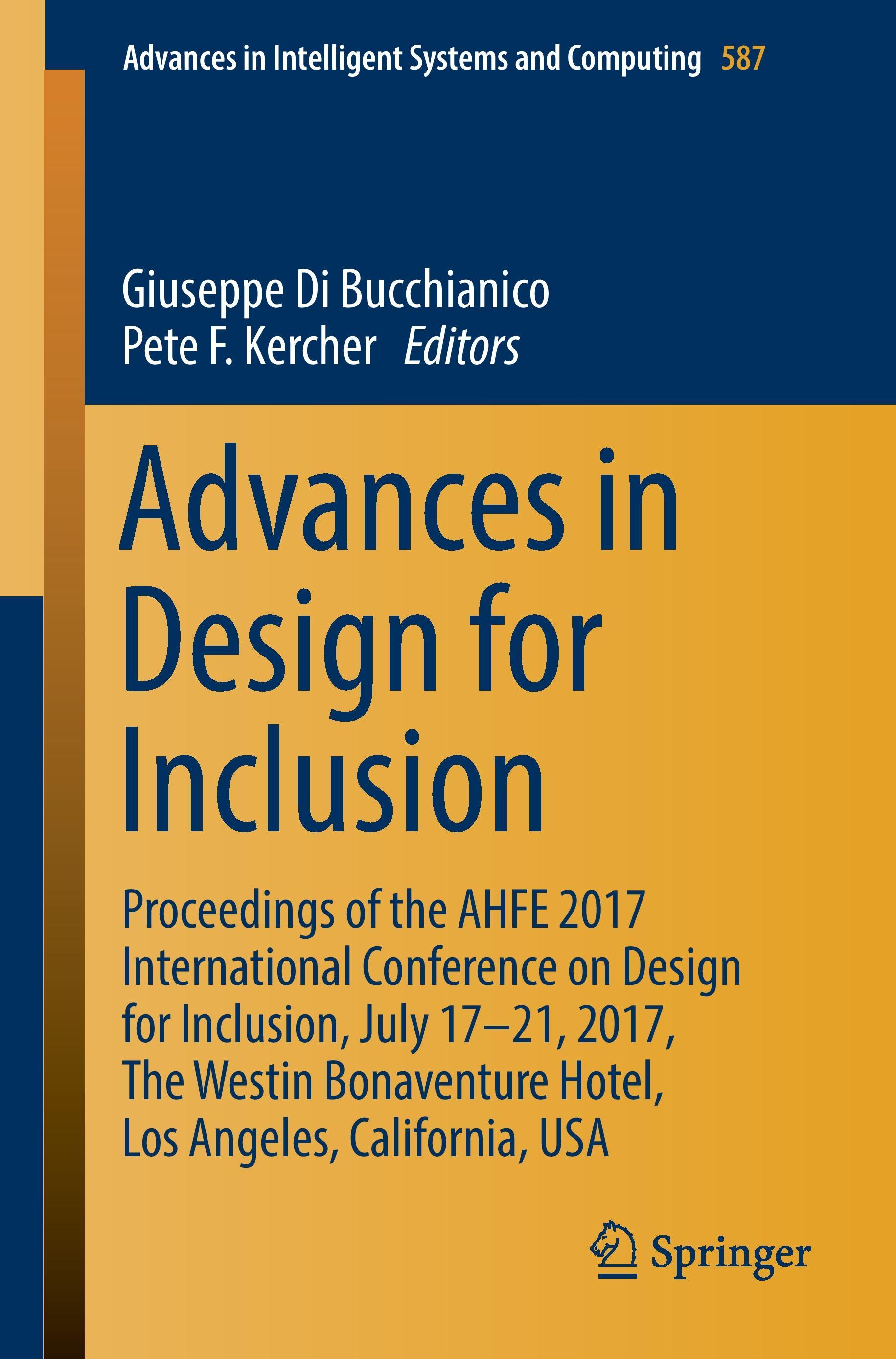 Advances in Design for Inclusion