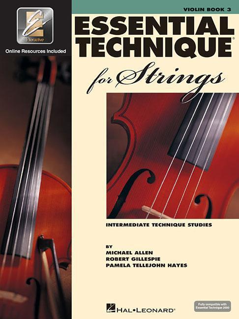 Essential Technique for Strings with Eei: Violin (Book/Media Online)