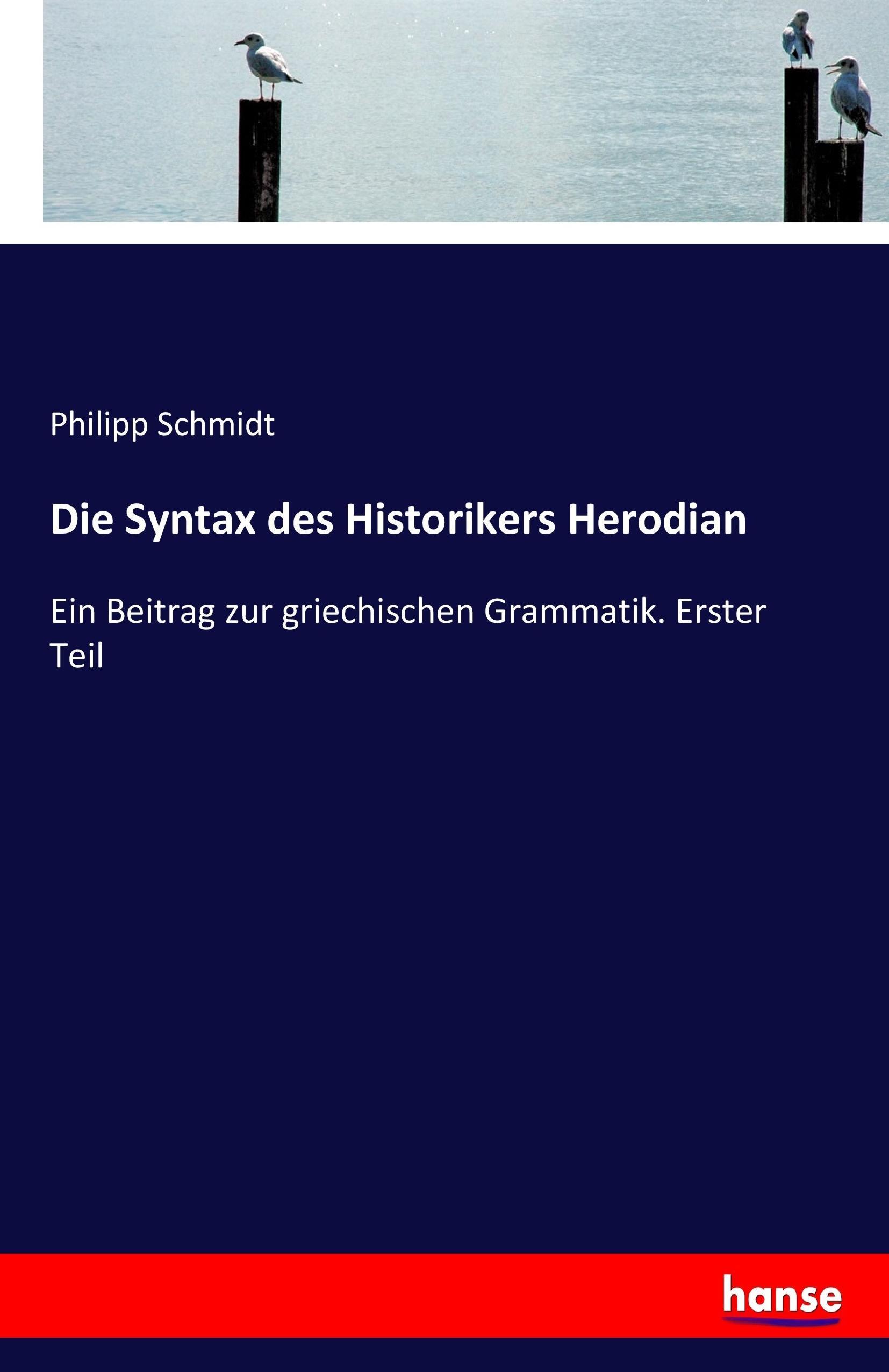 Die Syntax des Historikers Herodian