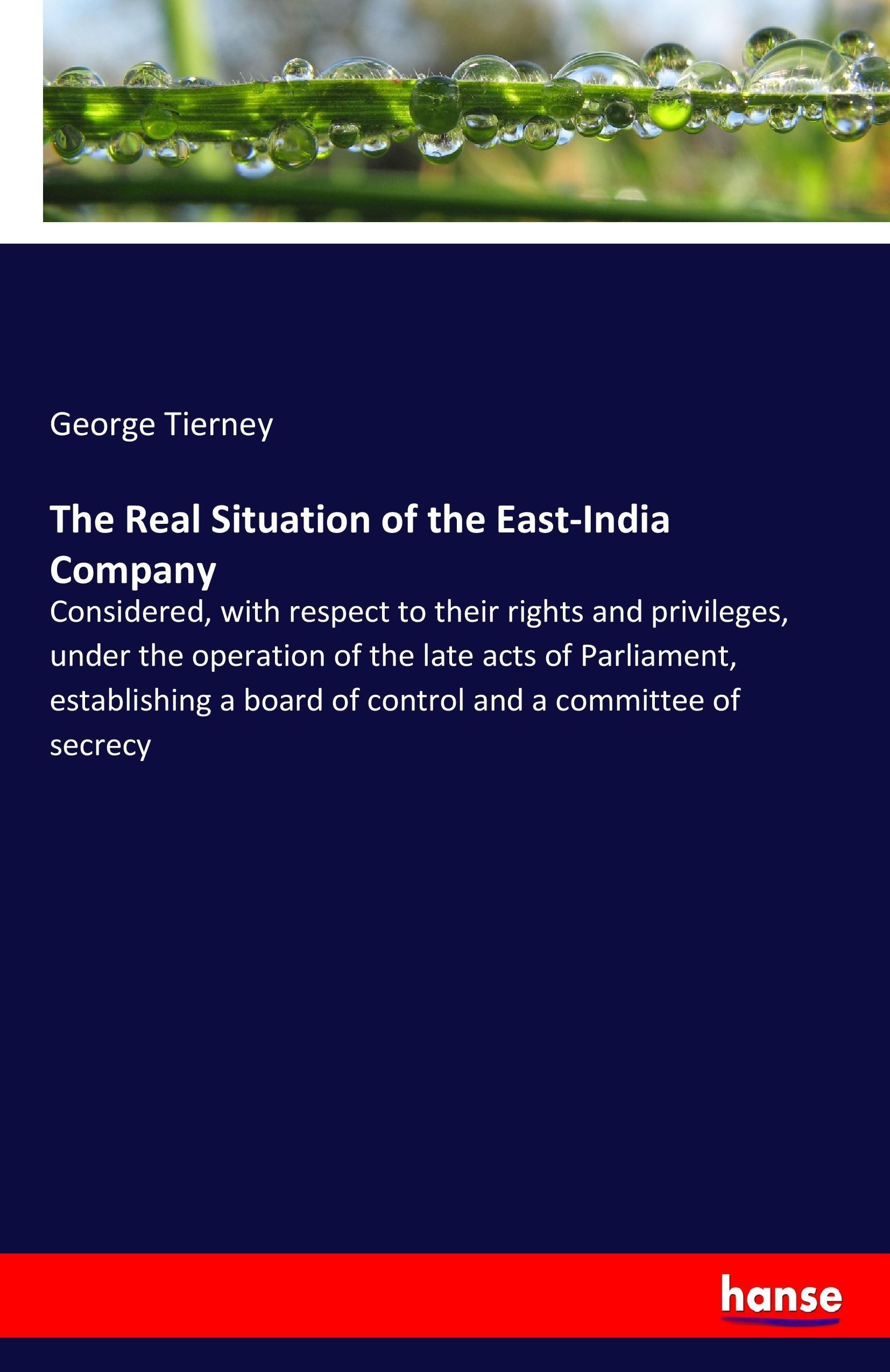 The Real Situation of the East-India Company