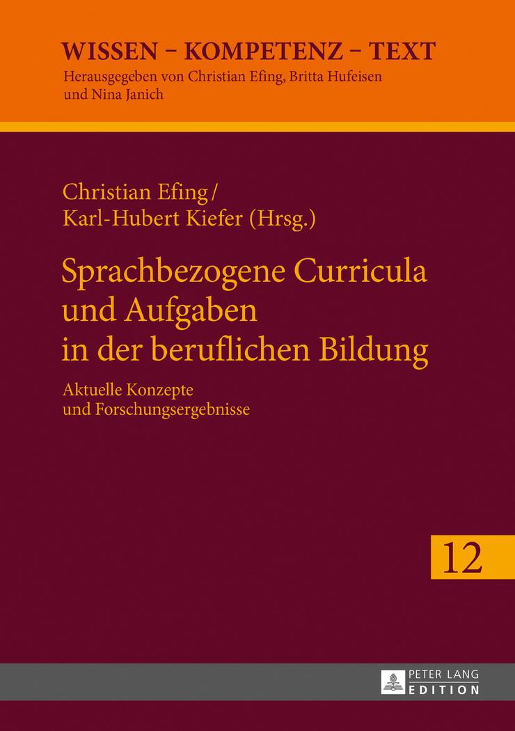 Sprachbezogene Curricula und Aufgaben in der beruflichen Bildung