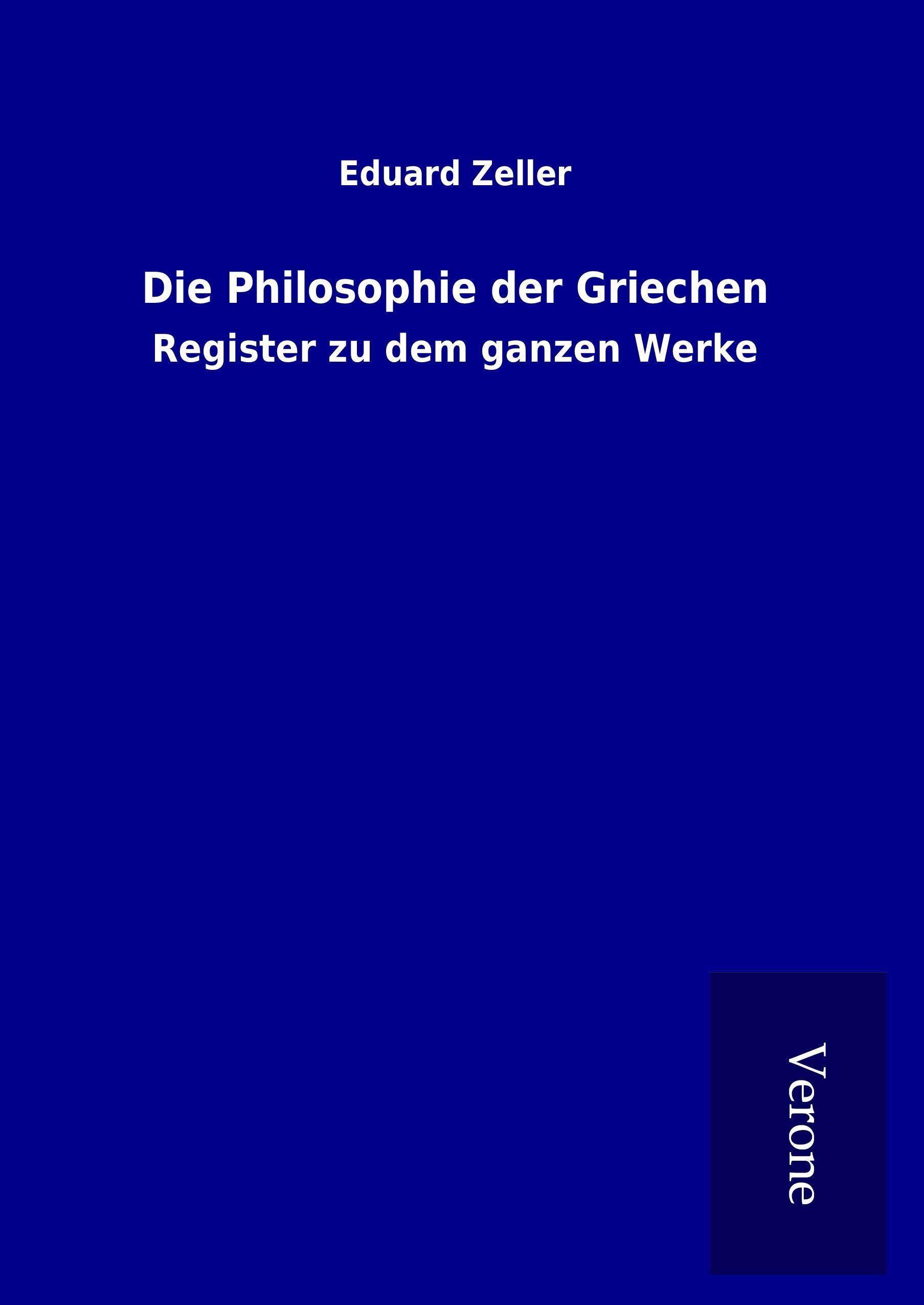 Die Philosophie der Griechen