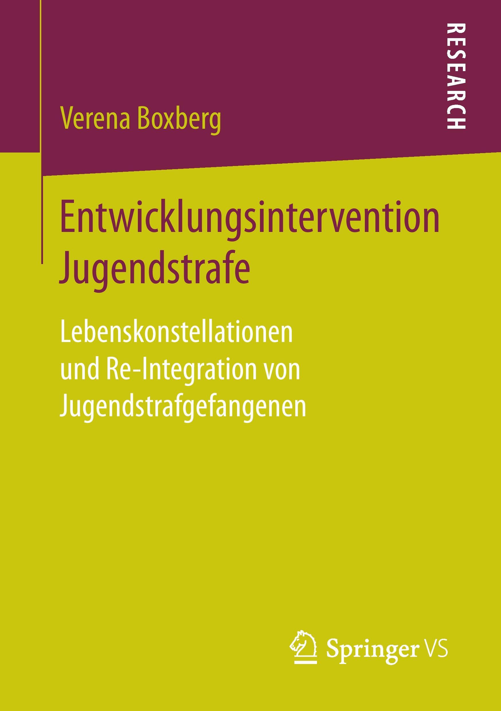 Entwicklungsintervention Jugendstrafe