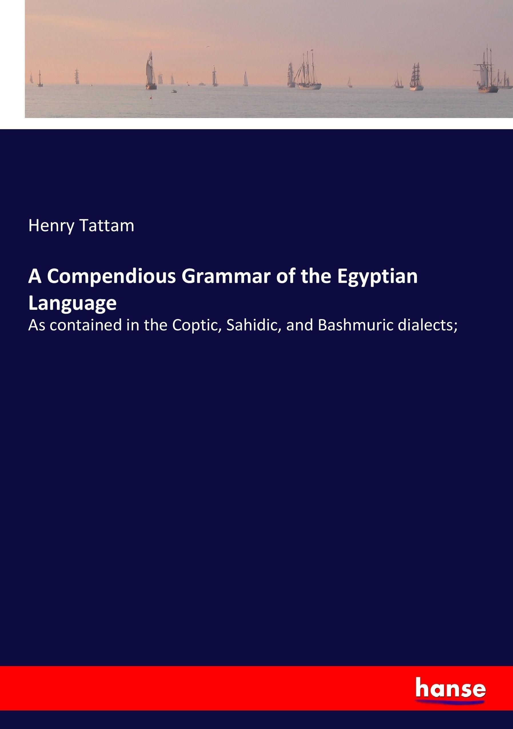 A Compendious Grammar of the Egyptian Language