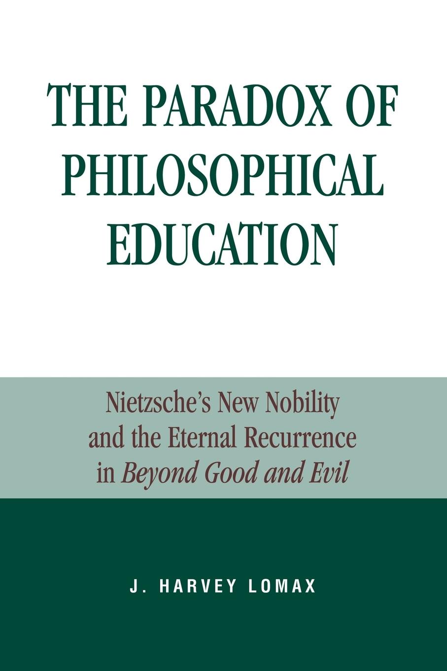 The Paradox of Philosophical Education