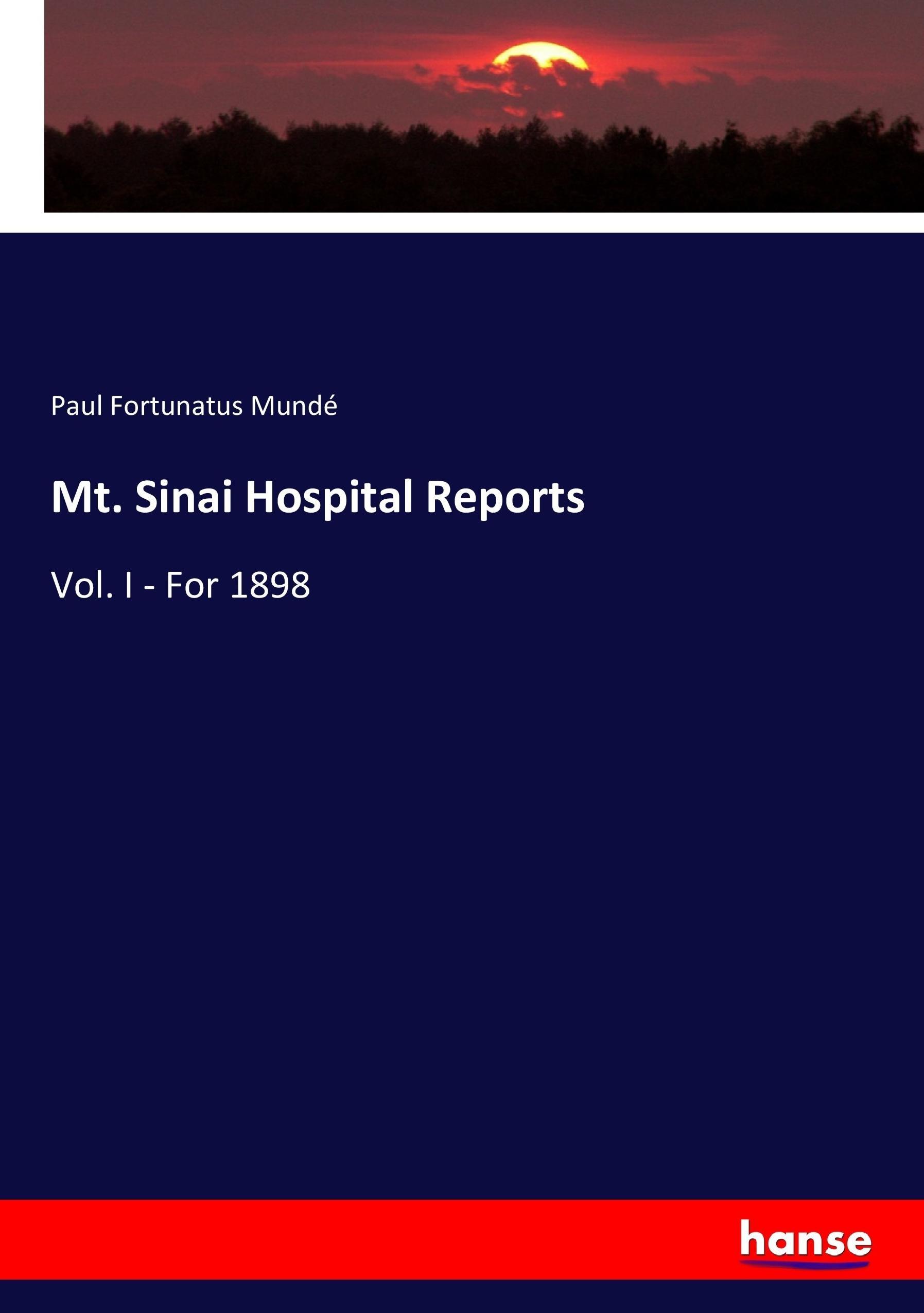 Mt. Sinai Hospital Reports