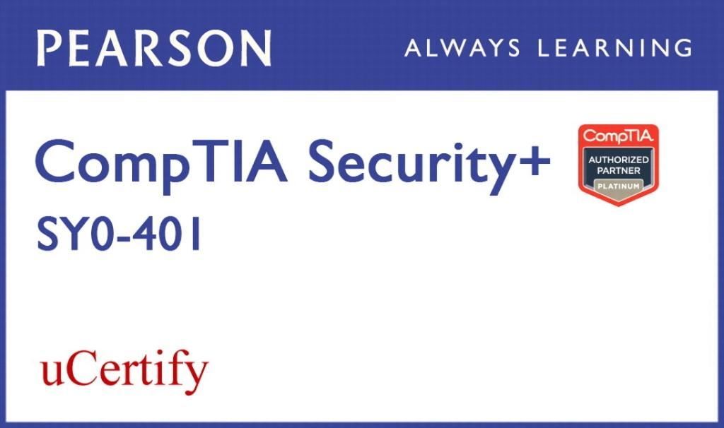 Comptia Security+ Sy0-401 Ucertify Labs Student Access Card