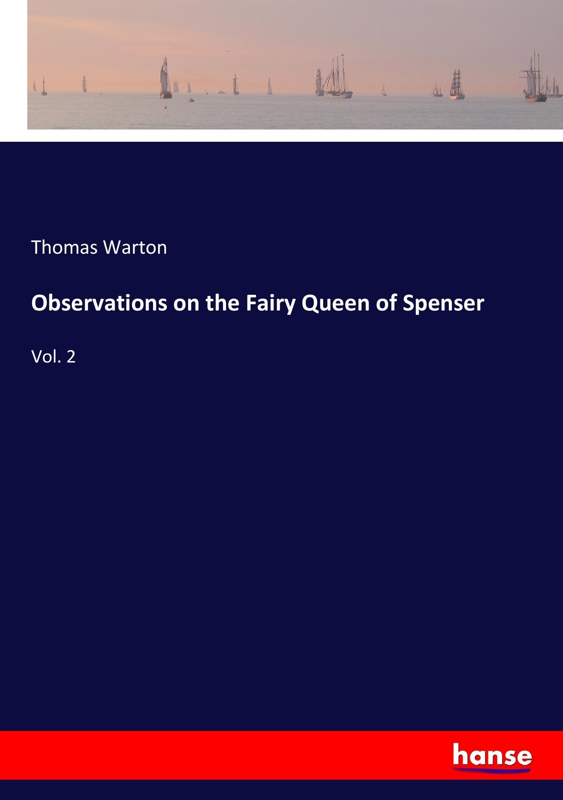 Observations on the Fairy Queen of Spenser