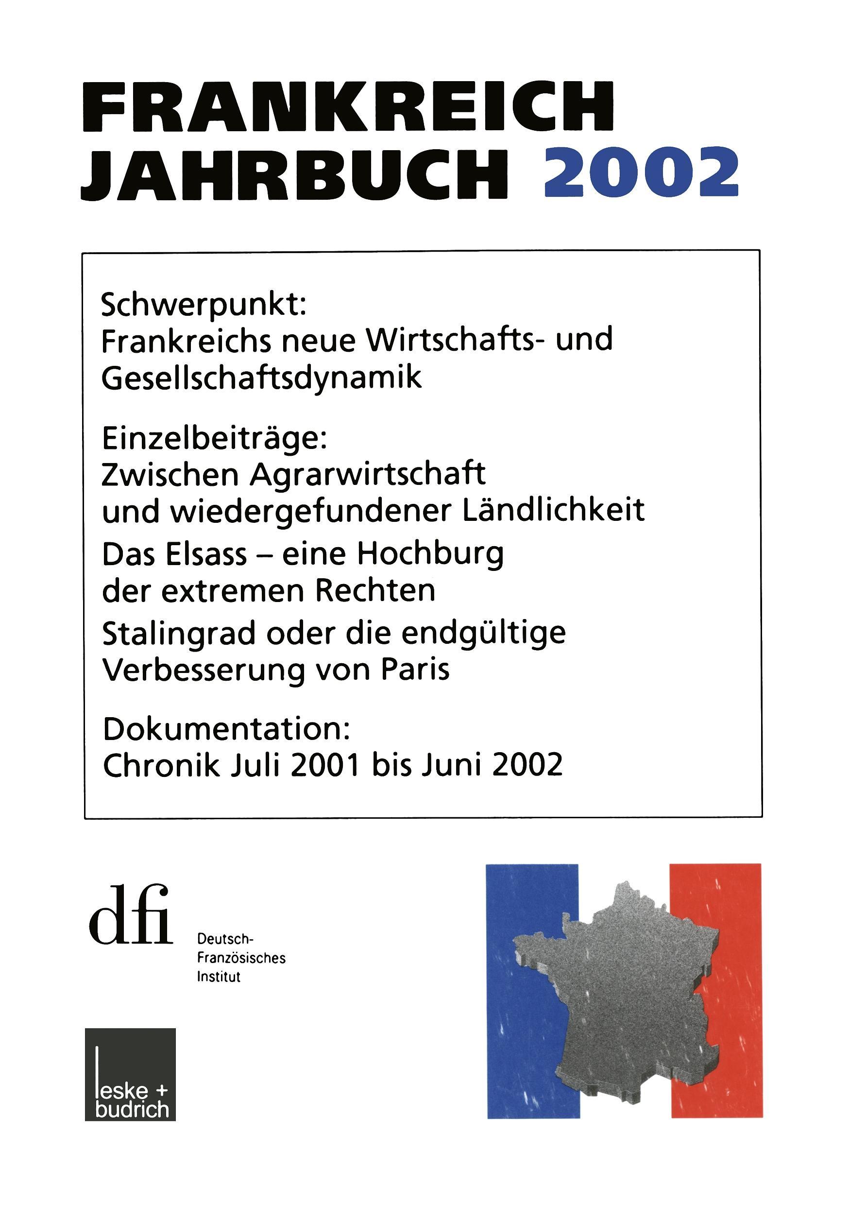 Frankreich-Jahrbuch 2002