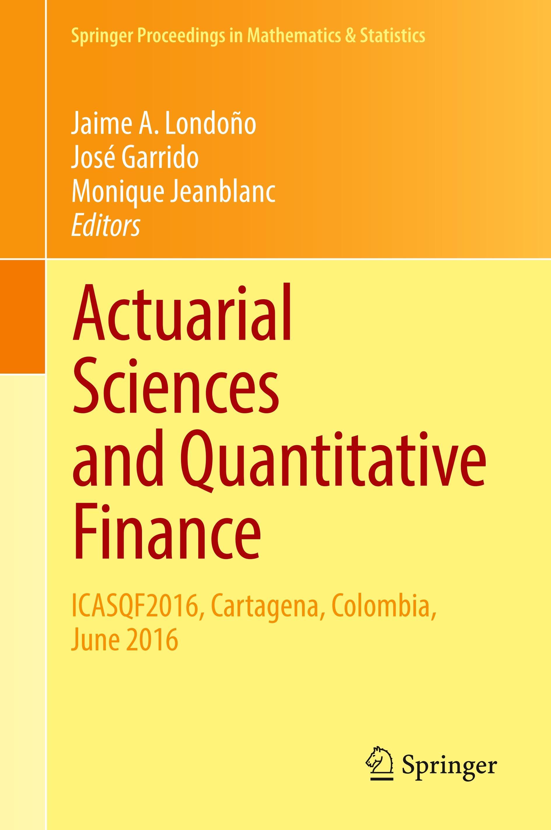 Actuarial Sciences and Quantitative Finance