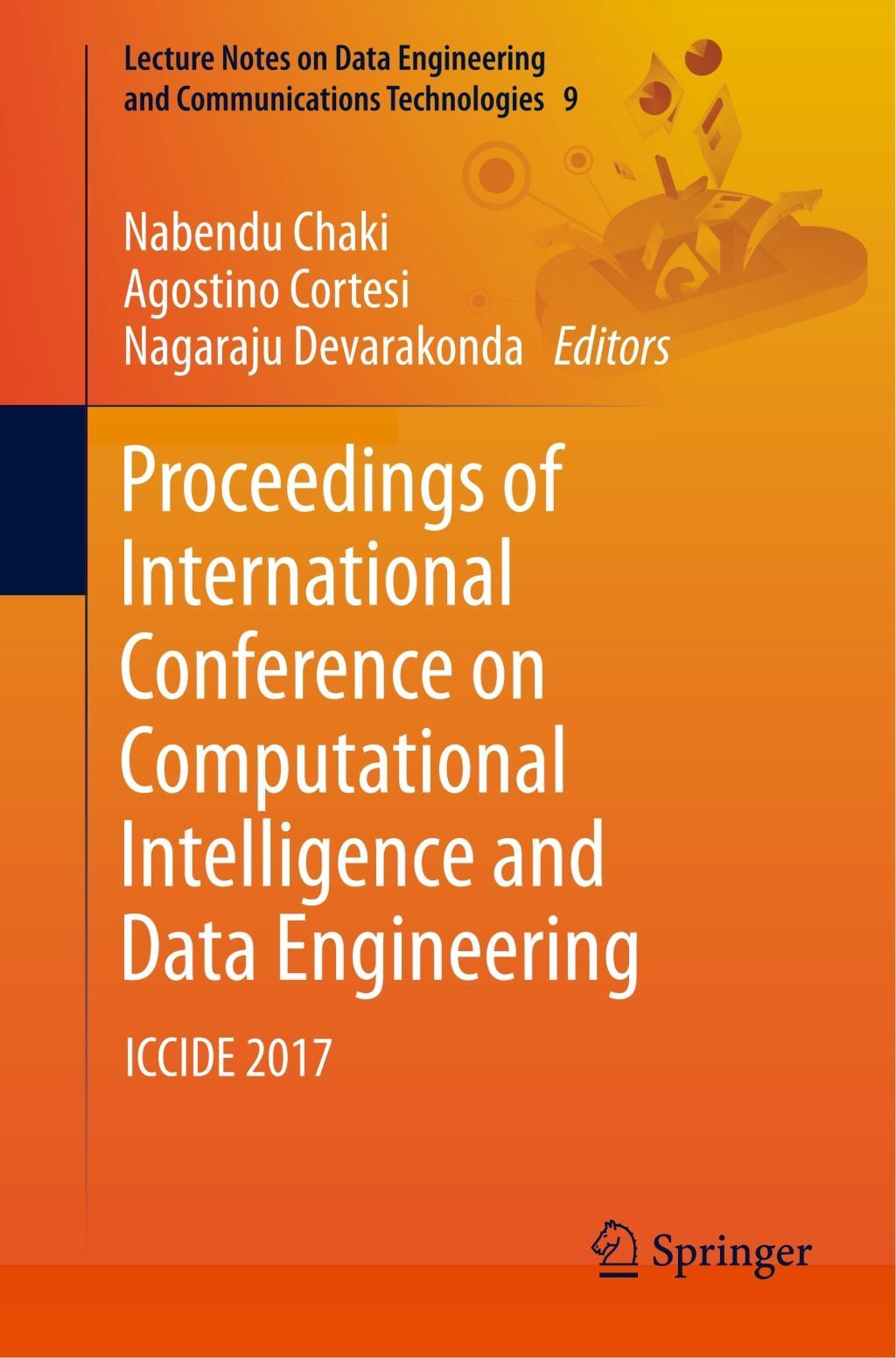 Proceedings of International Conference on Computational Intelligence and Data Engineering