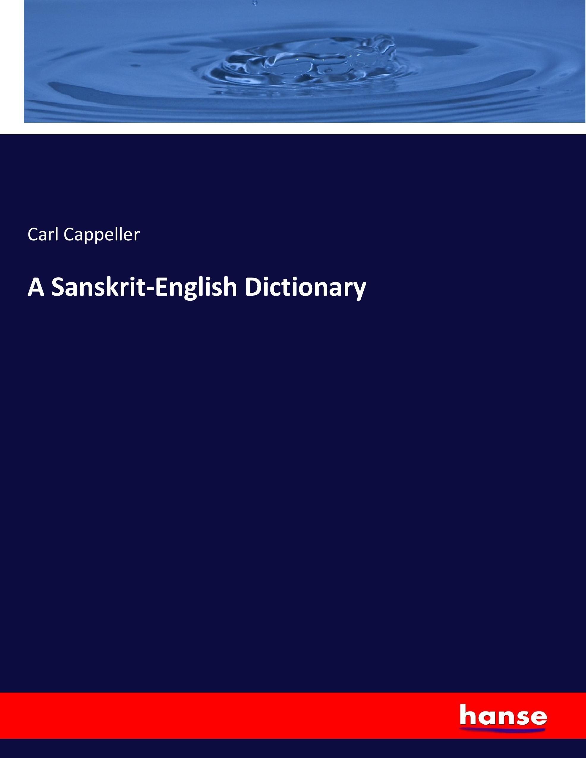 A Sanskrit-English Dictionary