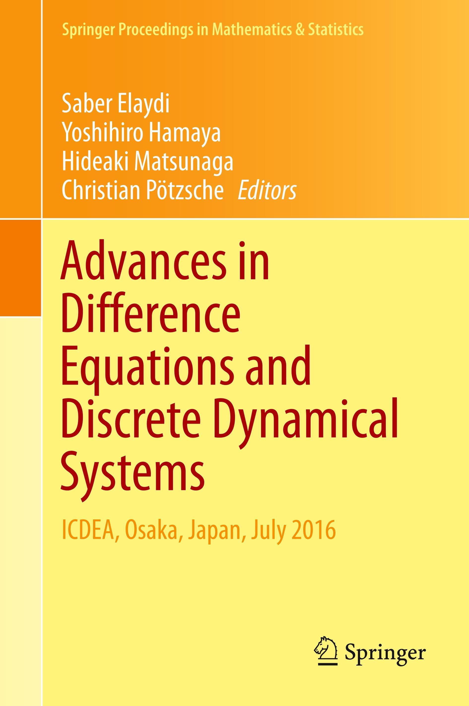 Advances in Difference Equations and Discrete Dynamical Systems