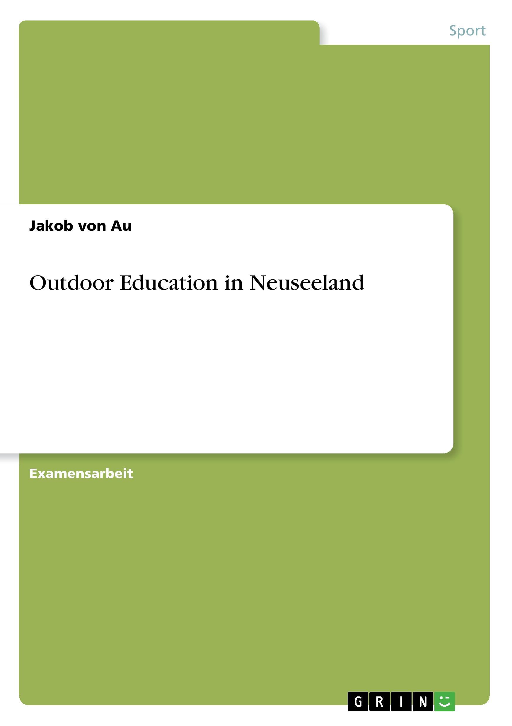 Outdoor Education in Neuseeland