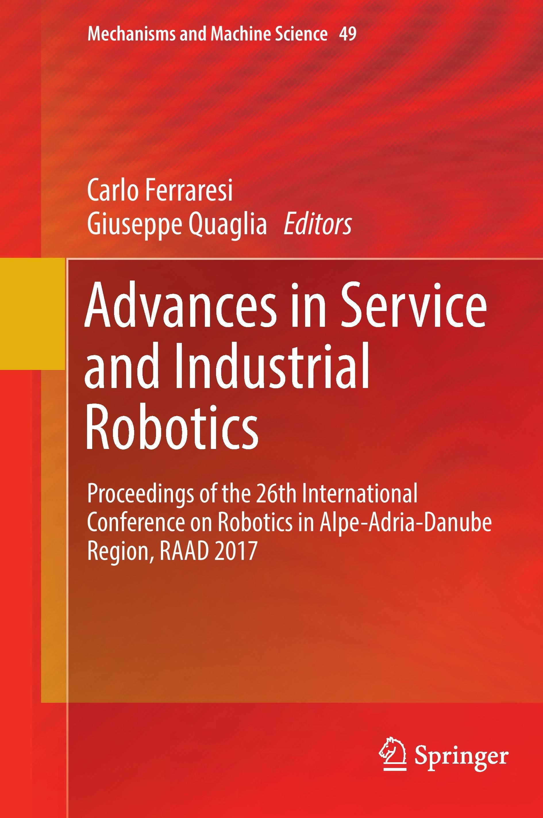 Advances in Service and Industrial Robotics