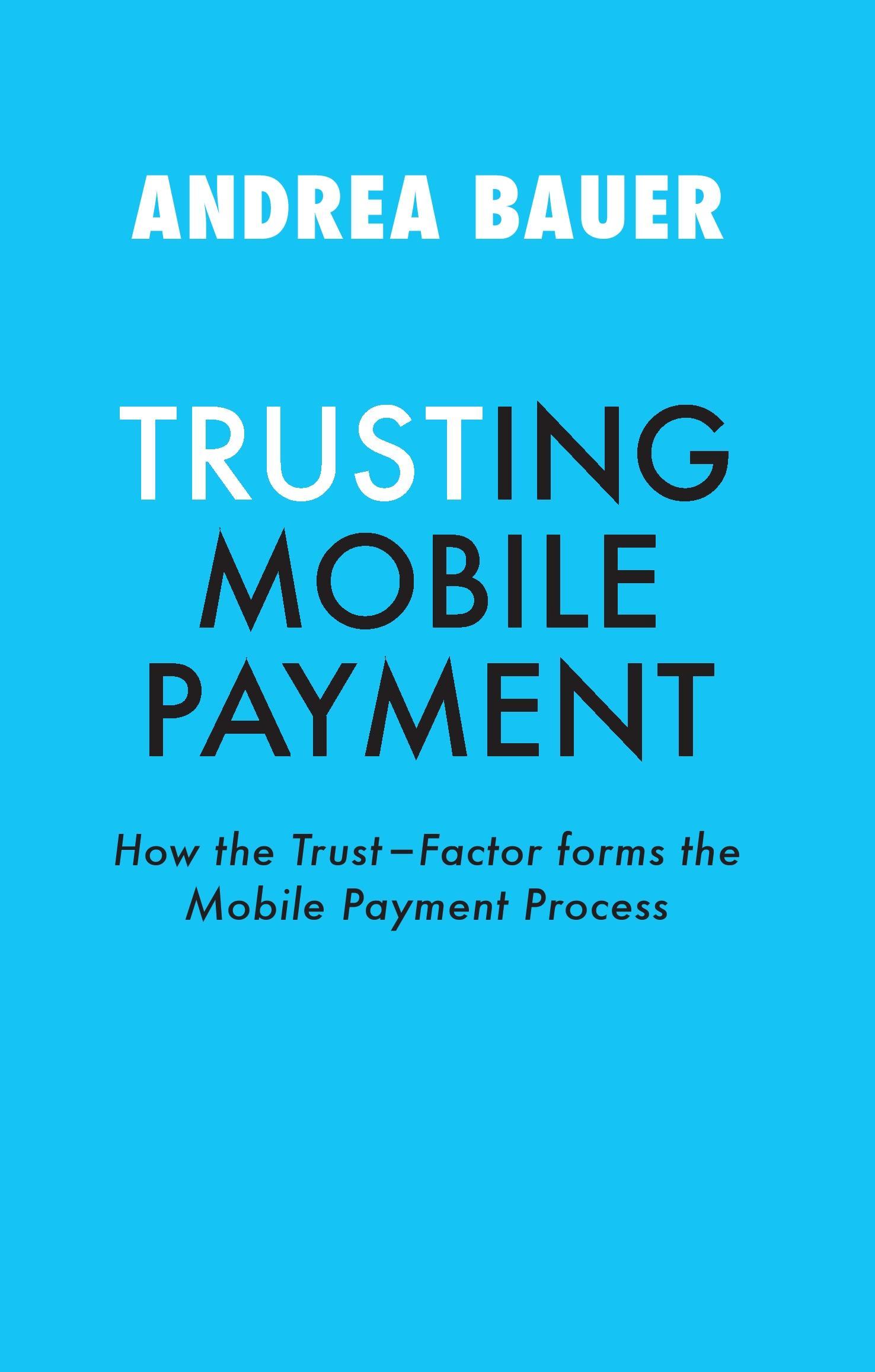 TRUSTING MOBILE PAYMENT