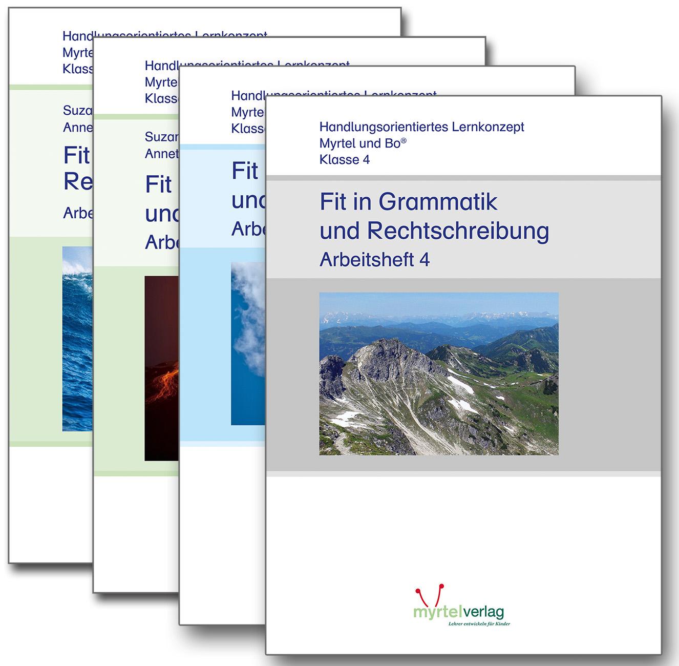 Fit in Grammatik und Rechtschreibung - Paket 4 Hefte