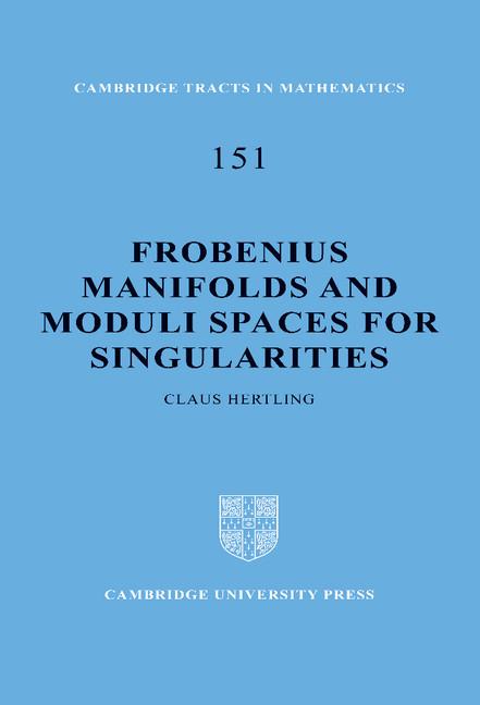 Frobenius Manifolds and Moduli Spaces for Singularities