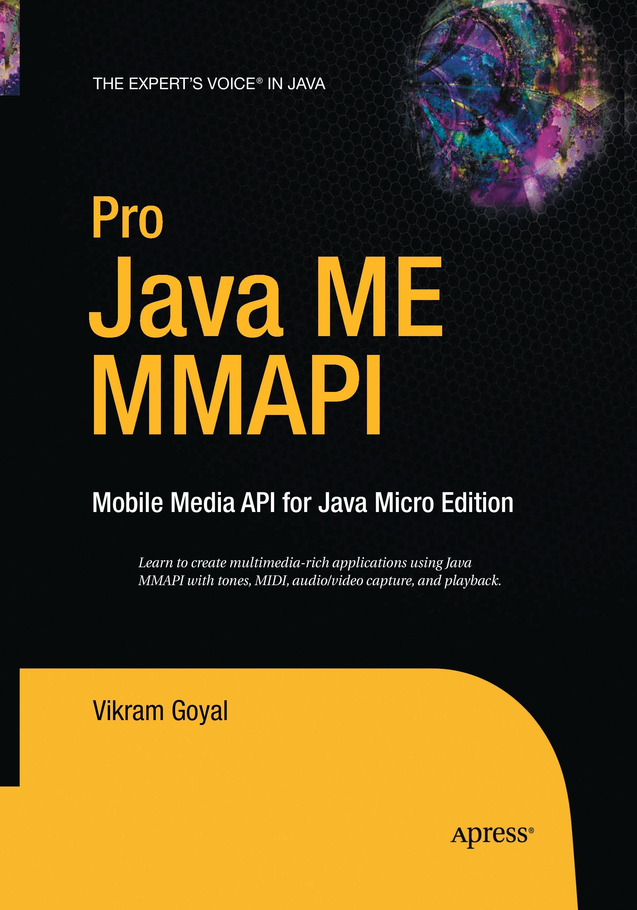 Pro Java ME MMAPI