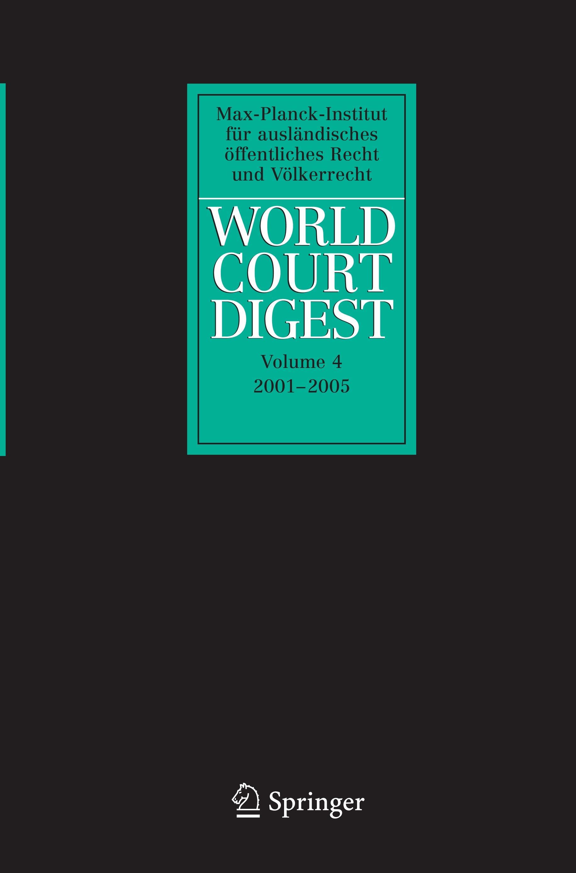 World Court Digest 2001 - 2005