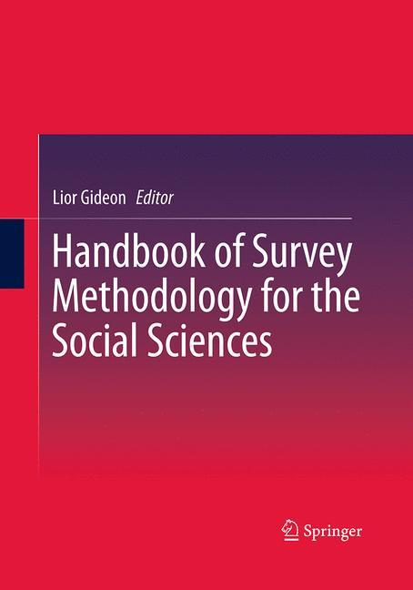 Handbook of Survey Methodology for the Social Sciences