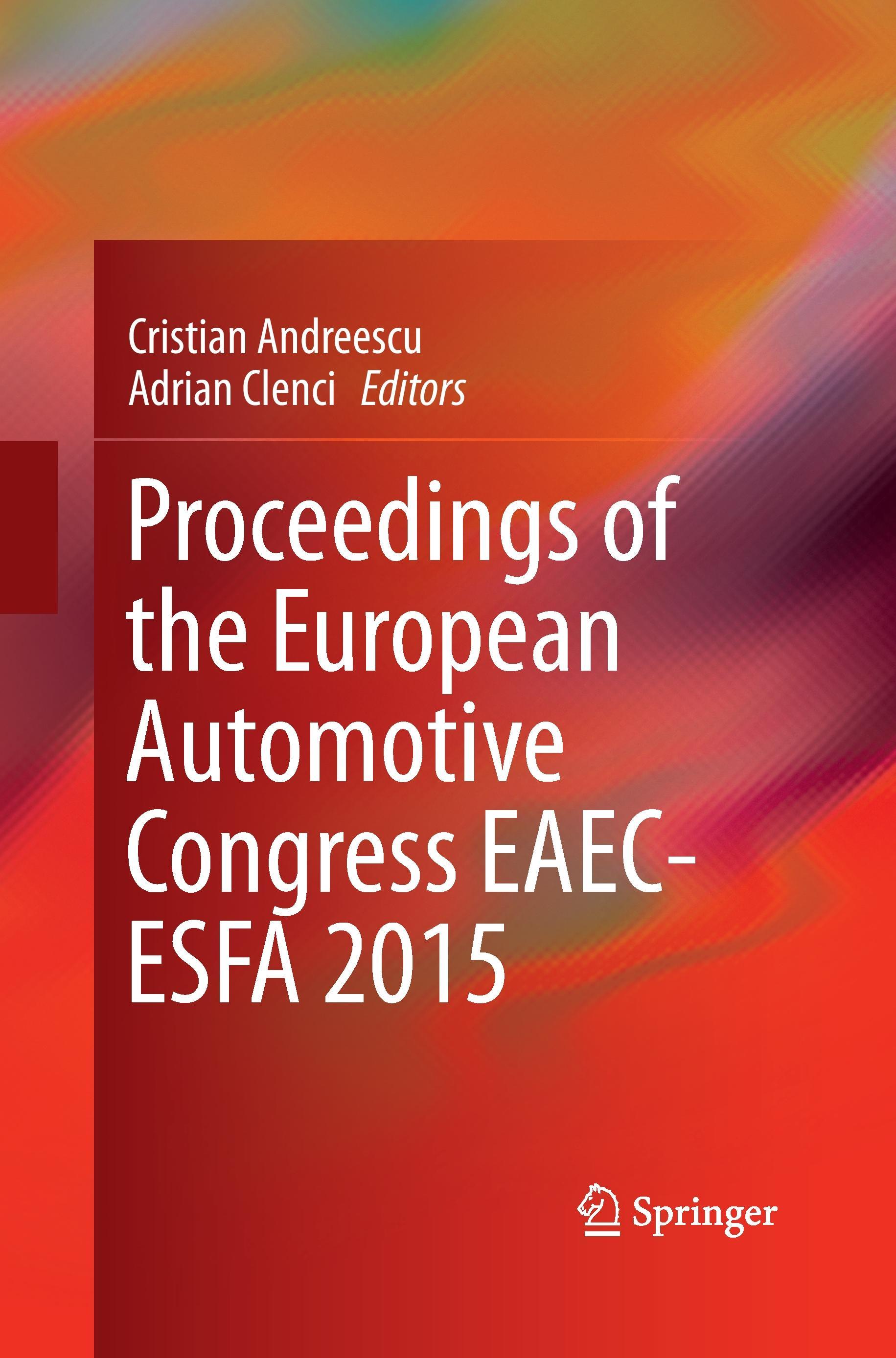 Proceedings of the European Automotive Congress EAEC-ESFA 2015