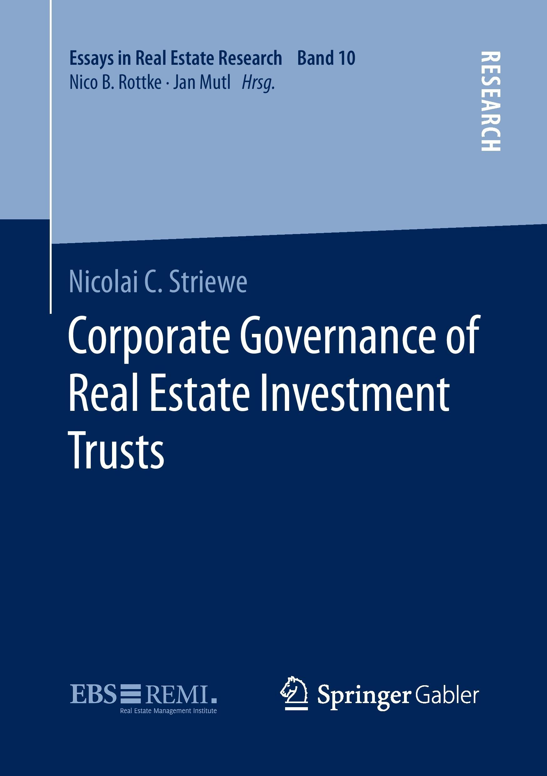 Corporate Governance of Real Estate Investment Trusts