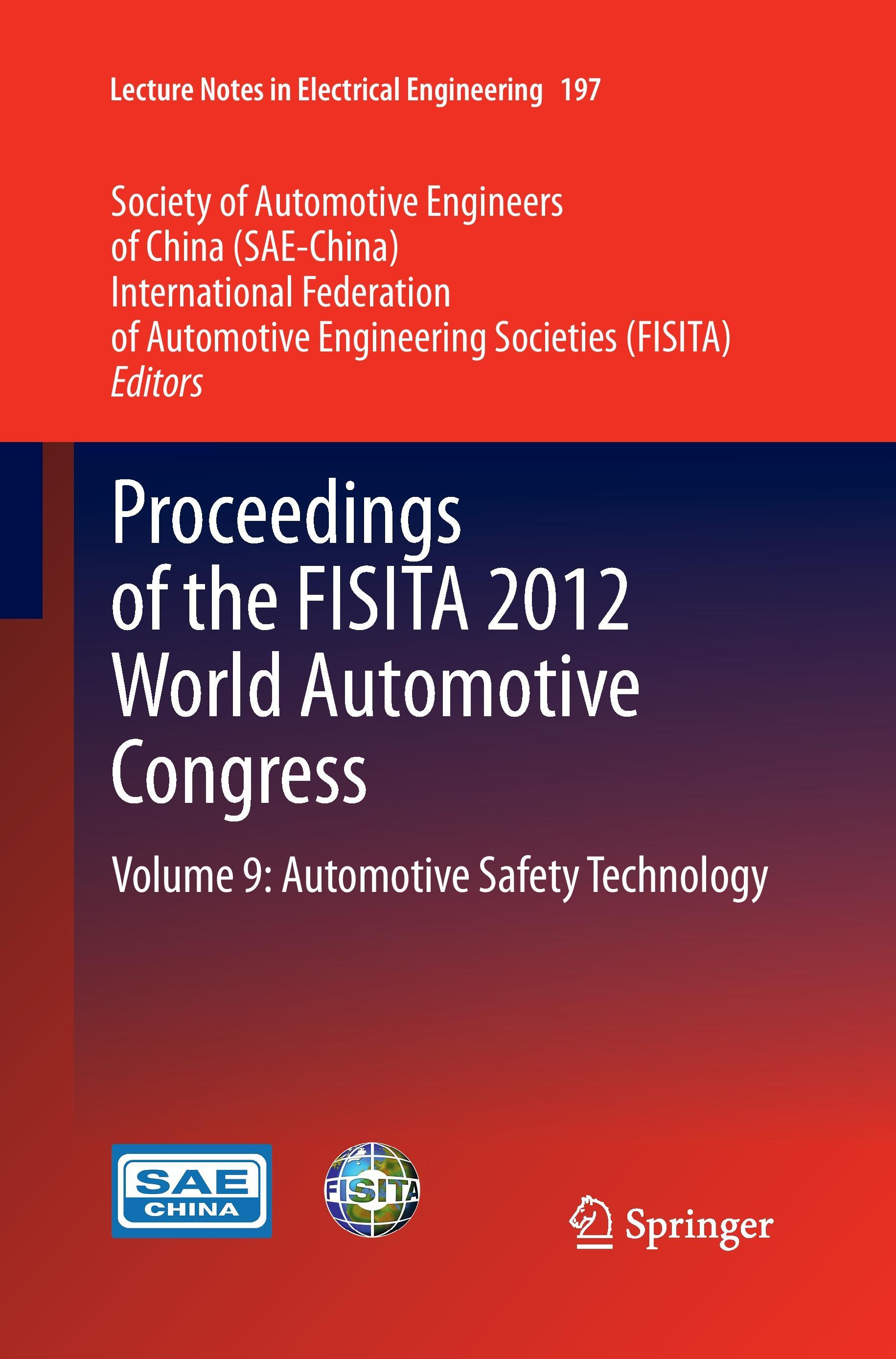 Proceedings of the FISITA 2012 World Automotive Congress