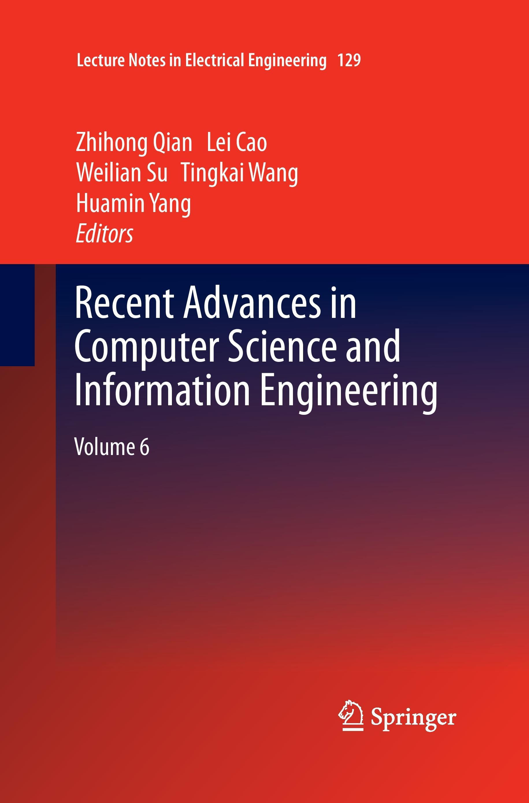 Recent Advances in Computer Science and Information Engineering