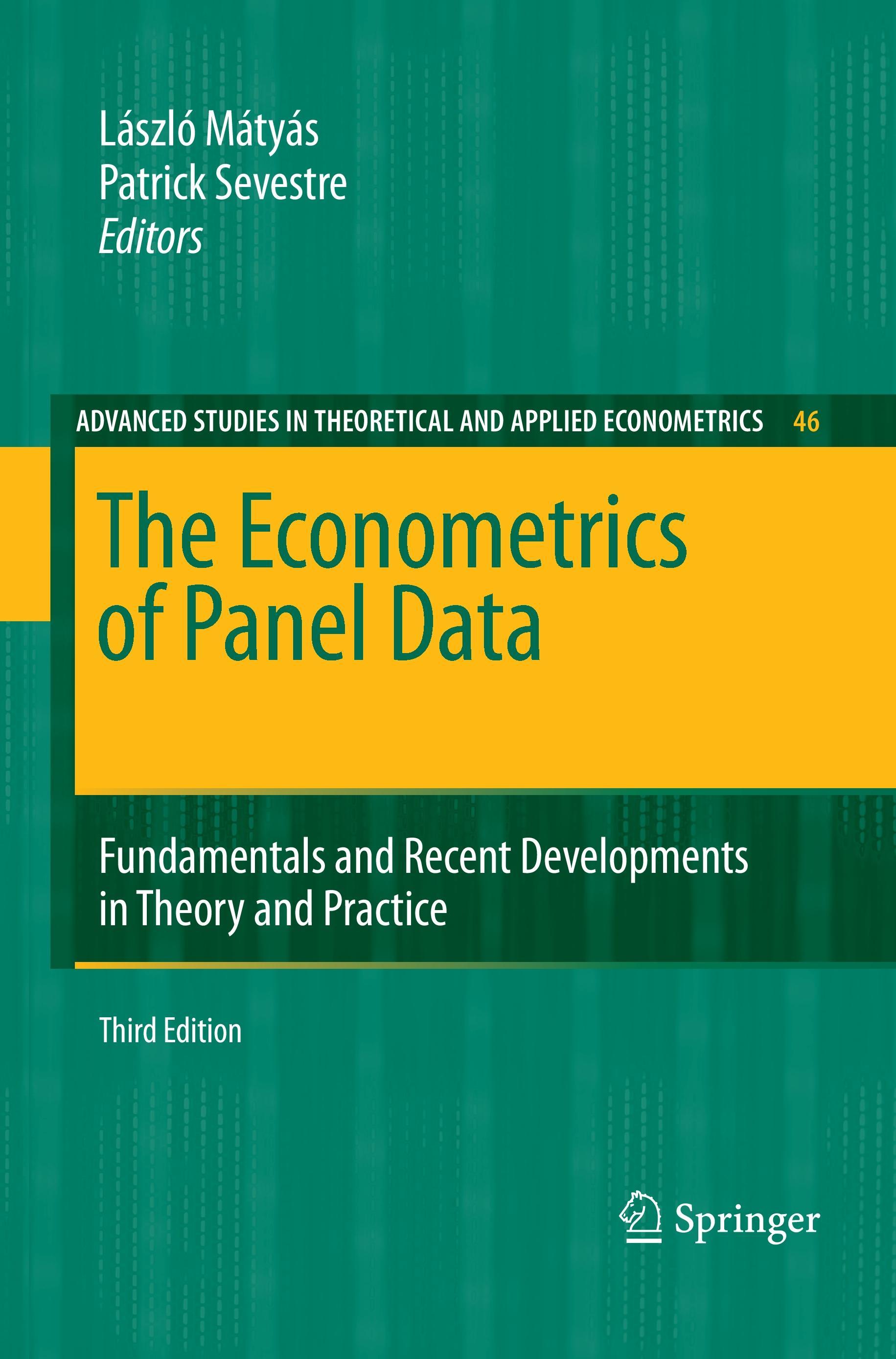 The Econometrics of Panel Data