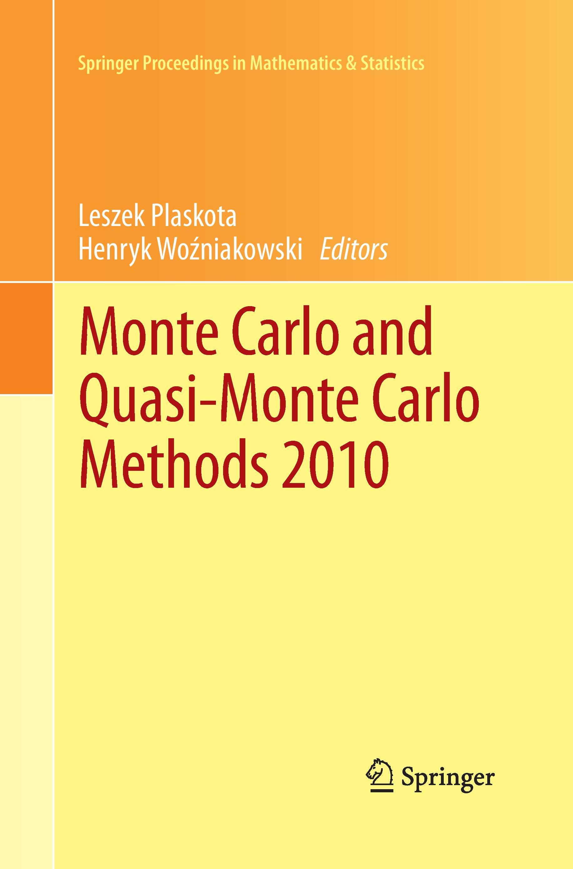 Monte Carlo and  Quasi-Monte Carlo Methods 2010